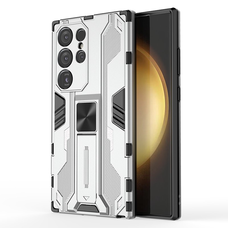 Für Samsung Galaxy S24 Ultra Case Anti-scratch-pc+tpu-kickstand-cover - Silber, Galaxy S24 Ultra
Für Samsung Galaxy S24 Ultra Case Anti-scratch-pc+tpu-kickstand-cover - Silber, Galaxy S24 Ultra