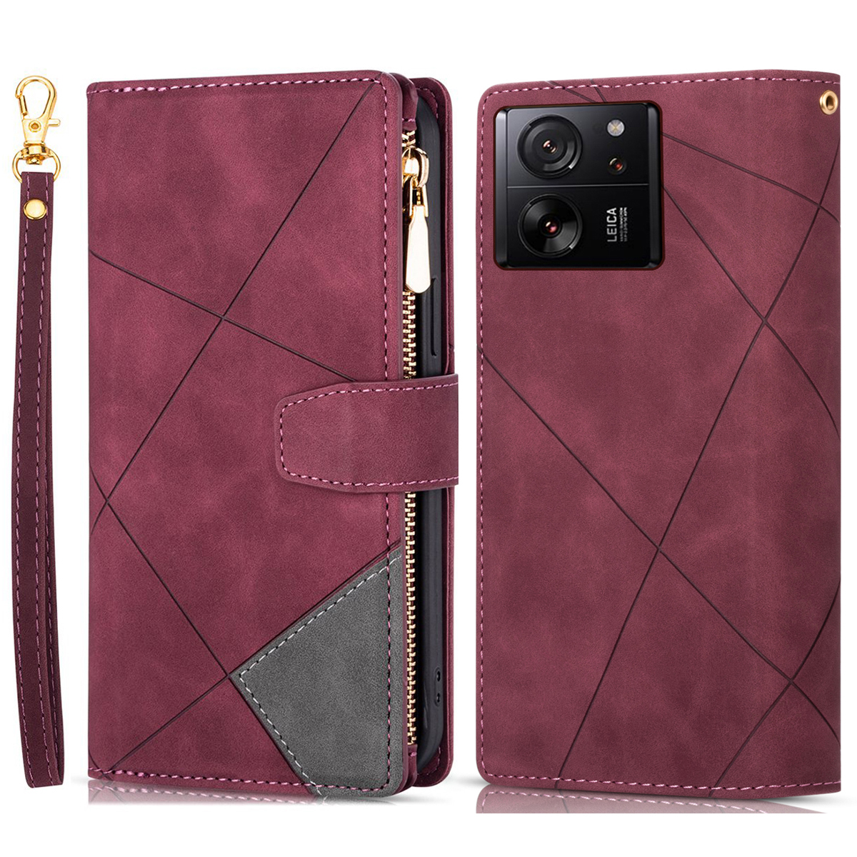 Für Xiaomi 13t / 13t Pro / Redmi K60 Ultra -hülle -linien Geprägte Reißverschluss -taschenabdeckung - Rot, Xiaomi Redmi K60 Ultra
Für Xiaomi 13t / 13t Pro / Redmi K60 Ultra -hülle -linien Geprägte Reißverschluss -taschenabdeckung - Rot, Xiaomi Redmi K60 Ultra