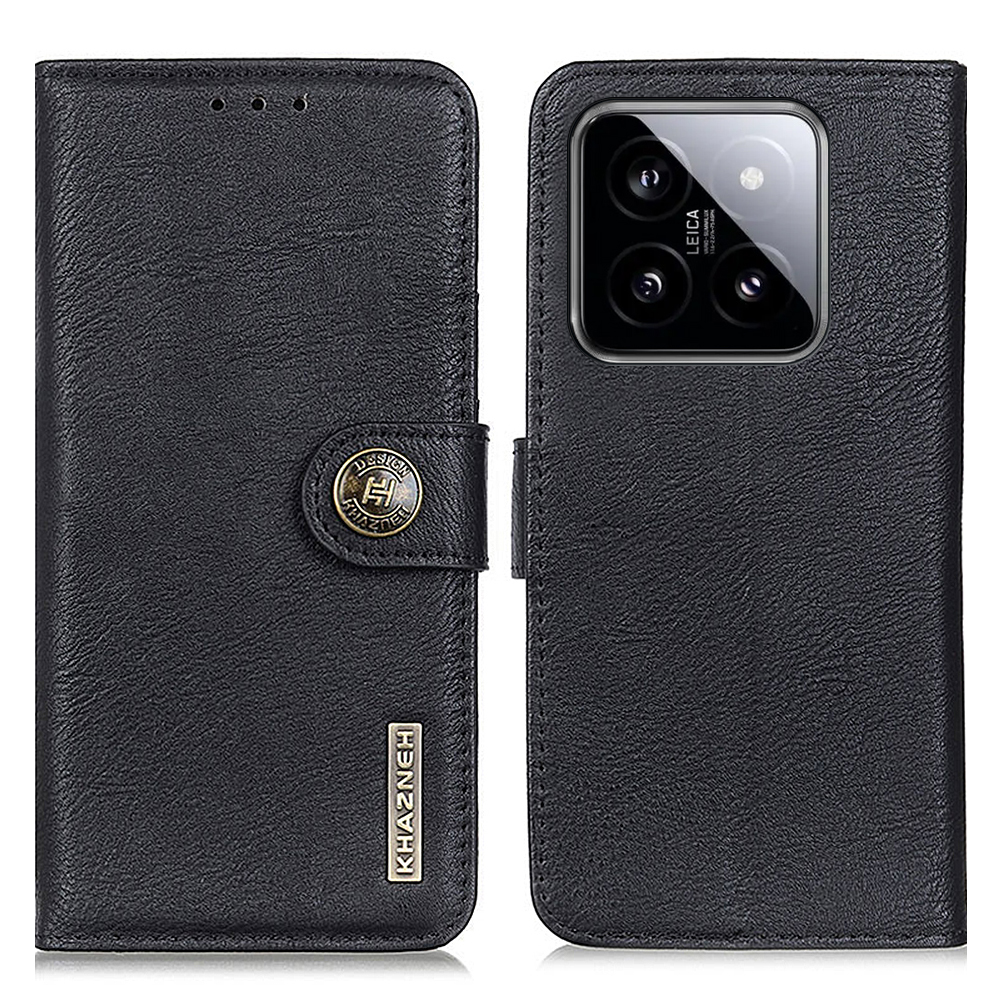 Khazneh Für Xiaomi 14 Hülle Kuhlädenstextur Leder Brieftasche Telefonabdeckung - Schwarz, Xiaomi 14
Khazneh Für Xiaomi 14 Hülle Kuhlädenstextur Leder Brieftasche Telefonabdeckung - Schwarz, Xiaomi 14