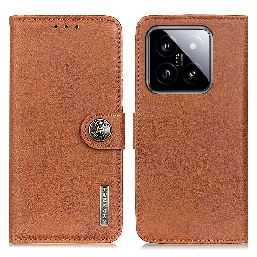 Khazneh Für Xiaomi 14 Hülle Kuhlädenstextur Leder Brieftasche Telefonabdeckung - Braun, Xiaomi 14
Khazneh Für Xiaomi 14 Hülle Kuhlädenstextur Leder Brieftasche Telefonabdeckung - Braun, Xiaomi 14