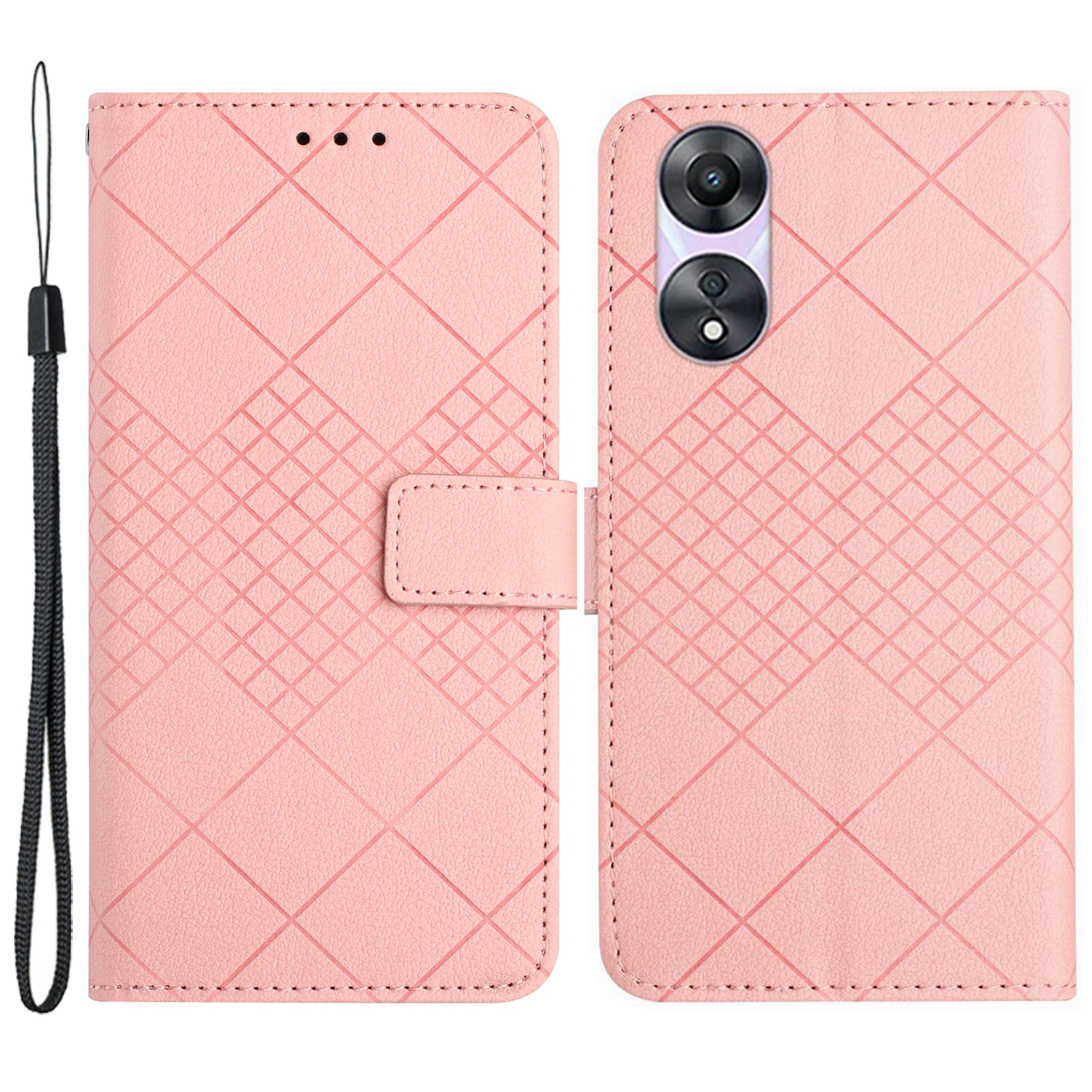 HT06 Für Oppo A58 4G Hülle PU Leder Magnetic Flip Phone Deckhilfe Brieftasche - Rosa, Oppo A58 4G
HT06 Für Oppo A58 4G Hülle PU Leder Magnetic Flip Phone Deckhilfe Brieftasche - Rosa, Oppo A58 4G
