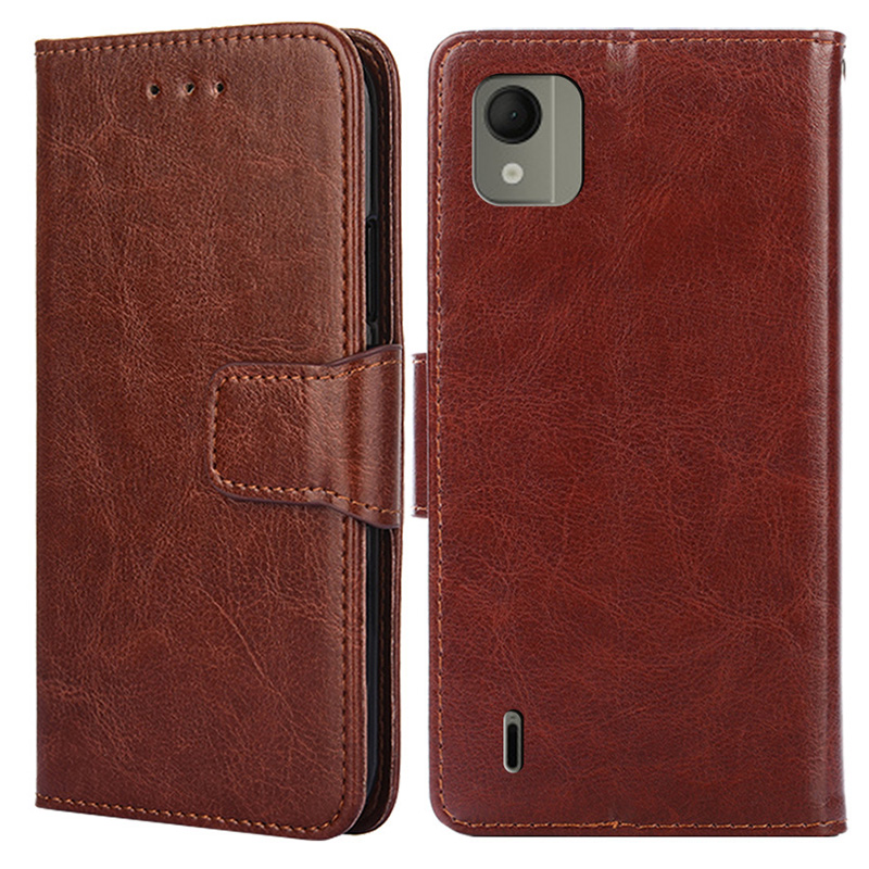 Für Nokia C110 Case Schockdichte TPU+PU Leder Brieftasche Mobiltelefonabdeckung - Braun, Nokia C110
Für Nokia C110 Case Schockdichte TPU+PU Leder Brieftasche Mobiltelefonabdeckung - Braun, Nokia C110
