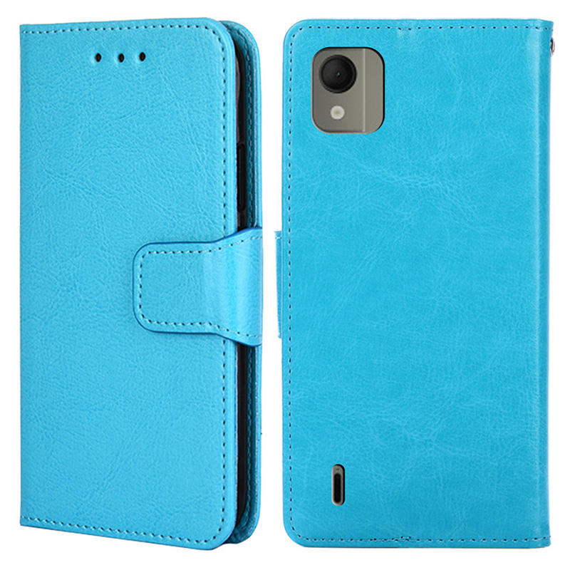 Für Nokia C110 Case Schockdichte TPU+PU Leder Brieftasche Mobiltelefonabdeckung - Baby Blau, Nokia C110
Für Nokia C110 Case Schockdichte TPU+PU Leder Brieftasche Mobiltelefonabdeckung - Baby Blau, Nokia C110
