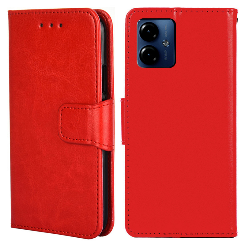 Für Motorola Moto G14 4G Hülle PU Leder Brieftasche Anti-kratzer-telefonabdeckung - Rot, Motorola Moto G14 4G
Für Motorola Moto G14 4G Hülle PU Leder Brieftasche Anti-kratzer-telefonabdeckung - Rot, Motorola Moto G14 4G