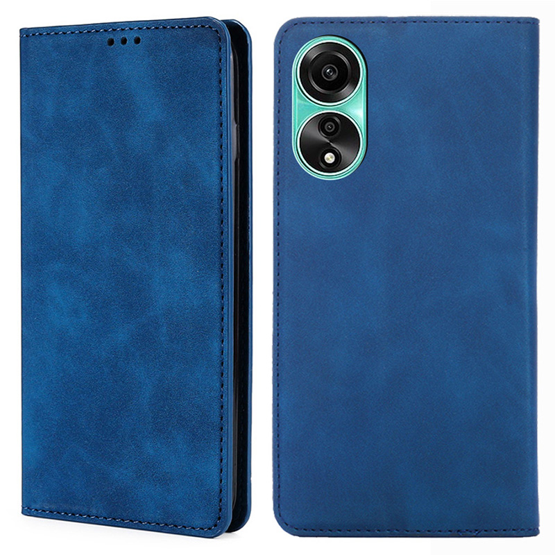 Für Oppo A78 4G Hülle Anti-kratzer Skin-touch Flip Ständer PU Leder-telefonabdeckung Mit Kartensteckplätzen - Blau, Oppo A78 4G
Für Oppo A78 4G Hülle Anti-kratzer Skin-touch Flip Ständer PU Leder-telefonabdeckung Mit Kartensteckplätzen - Blau, Oppo A78 4G