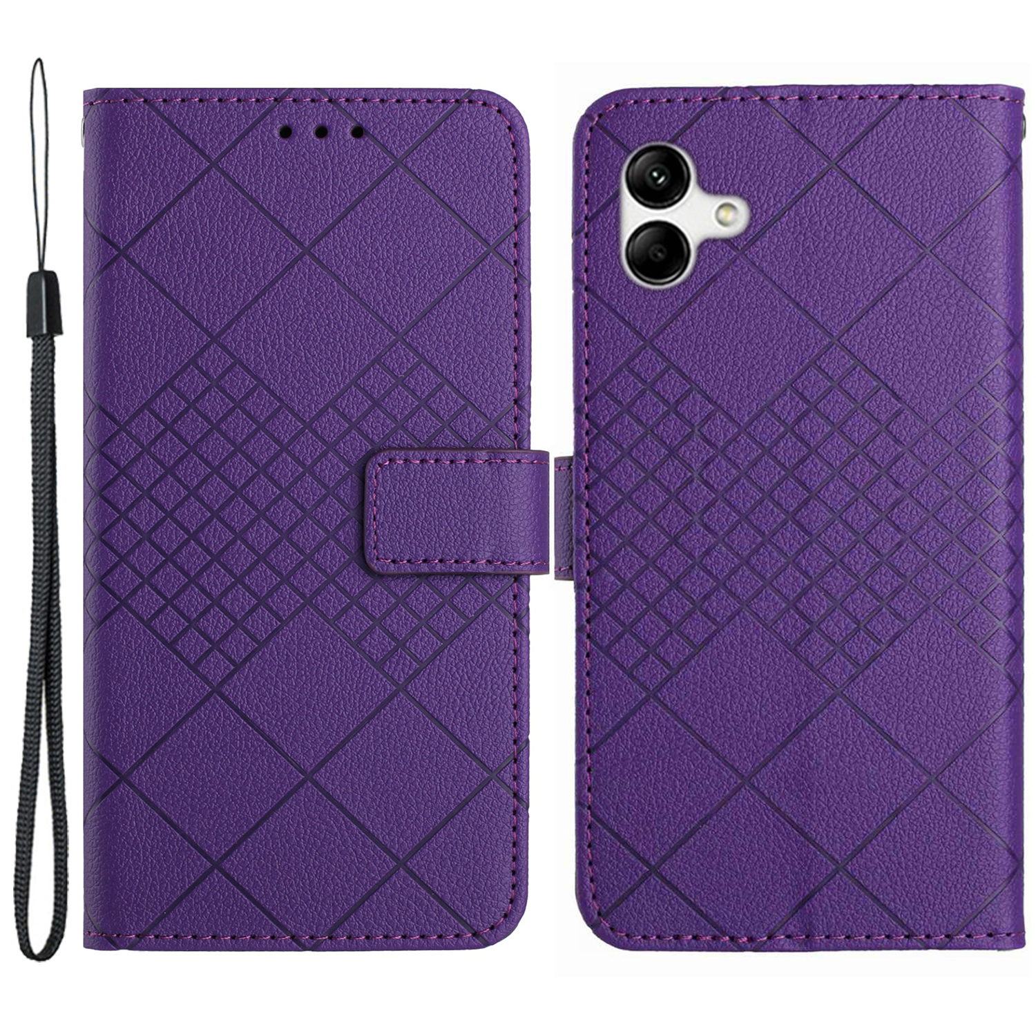 HT06 Für Samsung Galaxy A05 4G Hülle Brieftaschenleder Eingeprägter Telefonabdeckung - Dunkelviolett, Samsung Galaxy A05 4G
HT06 Für Samsung Galaxy A05 4G Hülle Brieftaschenleder Eingeprägter Telefonabdeckung - Dunkelviolett, Samsung Galaxy A05 4G