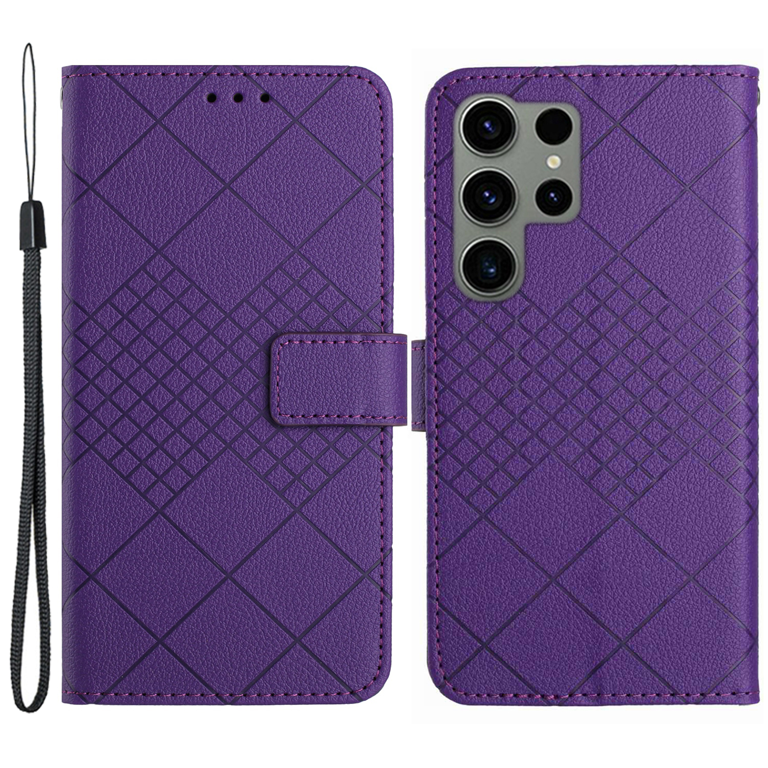 HT06 Für Samsung Galaxy S23 Ultra -hülle -brieftasche Litchi Textur Telefonabdeckung - Dunkelviolett, Galaxy S23 Ultra
HT06 Für Samsung Galaxy S23 Ultra -hülle -brieftasche Litchi Textur Telefonabdeckung - Dunkelviolett, Galaxy S23 Ultra
