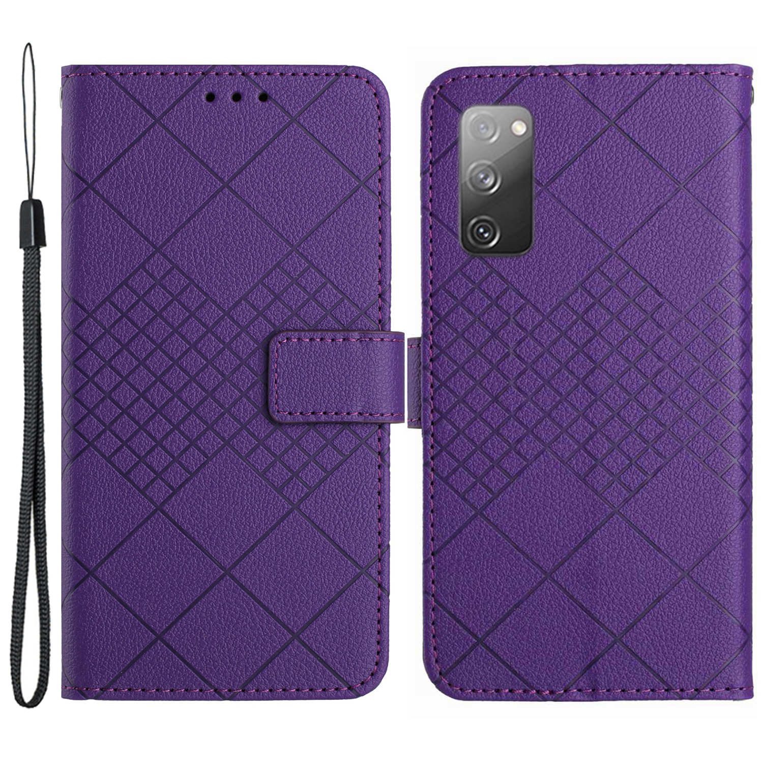 HT06 Für Samsung Galaxy S20 fe 4g / fe 5g / S20 Lite / S20 fe 2022 Hülle Weiche PU Leder -telefonabdeckung - Dunkelviolett, Galaxy S20 FE
HT06 Für Samsung Galaxy S20 fe 4g / fe 5g / S20 Lite / S20 fe 2022 Hülle Weiche PU Leder -telefonabdeckung - Dunkelviolett, Galaxy S20 FE