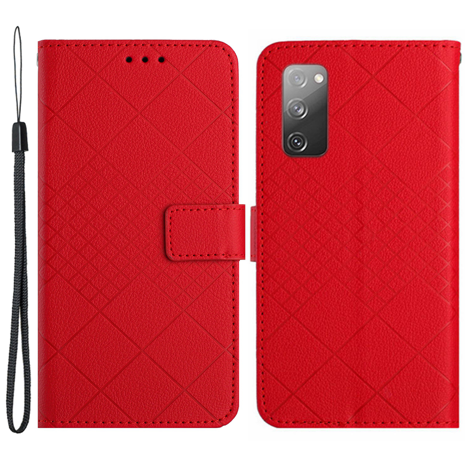 HT06 Für Samsung Galaxy S20 fe 4g / fe 5g / S20 Lite / S20 fe 2022 Hülle Weiche PU Leder -telefonabdeckung - Rot, Galaxy S20 FE
HT06 Für Samsung Galaxy S20 fe 4g / fe 5g / S20 Lite / S20 fe 2022 Hülle Weiche PU Leder -telefonabdeckung - Rot, Galaxy S20 FE