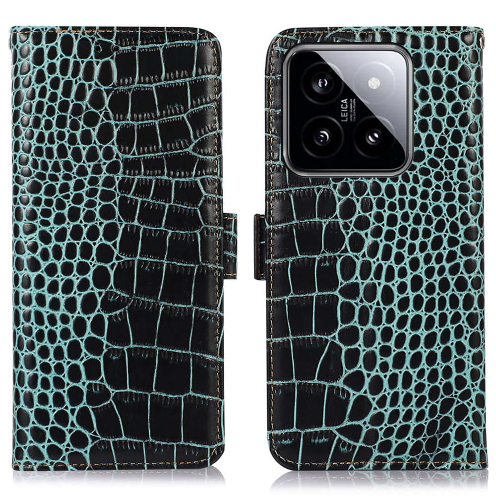Für Xiaomi 14 Case RFID Blockieren Echte Kuhleder -telefonabdeckung - Grün, Xiaomi 14
Für Xiaomi 14 Case RFID Blockieren Echte Kuhleder -telefonabdeckung - Grün, Xiaomi 14