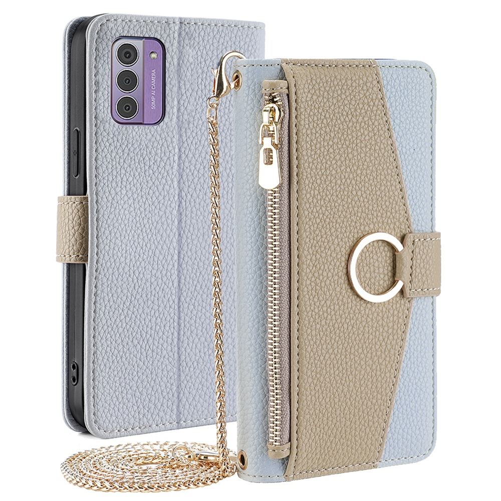 Für Nokia G42 Hülle Reißverschluss Pock Leder Crossbody Telefonabdeckung - Blau, Nokia G42
Für Nokia G42 Hülle Reißverschluss Pock Leder Crossbody Telefonabdeckung - Blau, Nokia G42