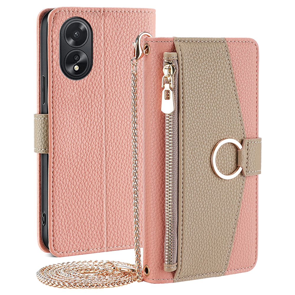 Für Oppo A38 4g / A18 4G Koffer Wallet Leder Crossbody Telefonabdeckung Mit Make -up -spiegel - Rosa, Oppo A38 4G
Für Oppo A38 4g / A18 4G Koffer Wallet Leder Crossbody Telefonabdeckung Mit Make -up -spiegel - Rosa, Oppo A38 4G