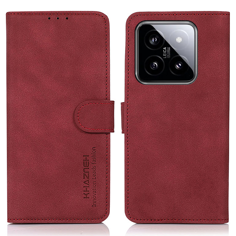 Khazneh Für Xiaomi 14 Pro Case Anti-kratzer-telefon-brieftascheabdeckung - Rot, Xiaomi 14 Pro
Khazneh Für Xiaomi 14 Pro Case Anti-kratzer-telefon-brieftascheabdeckung - Rot, Xiaomi 14 Pro