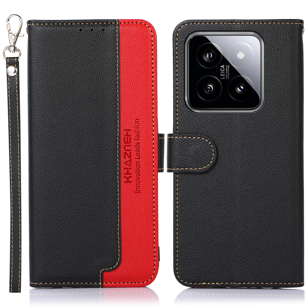 Khazneh Für Xiaomi 14 Pro Case RFID Blockieren Litchi Textur Wallet Telefonabdeckung - Schwarz, Xiaomi 14 Pro
Khazneh Für Xiaomi 14 Pro Case RFID Blockieren Litchi Textur Wallet Telefonabdeckung - Schwarz, Xiaomi 14 Pro