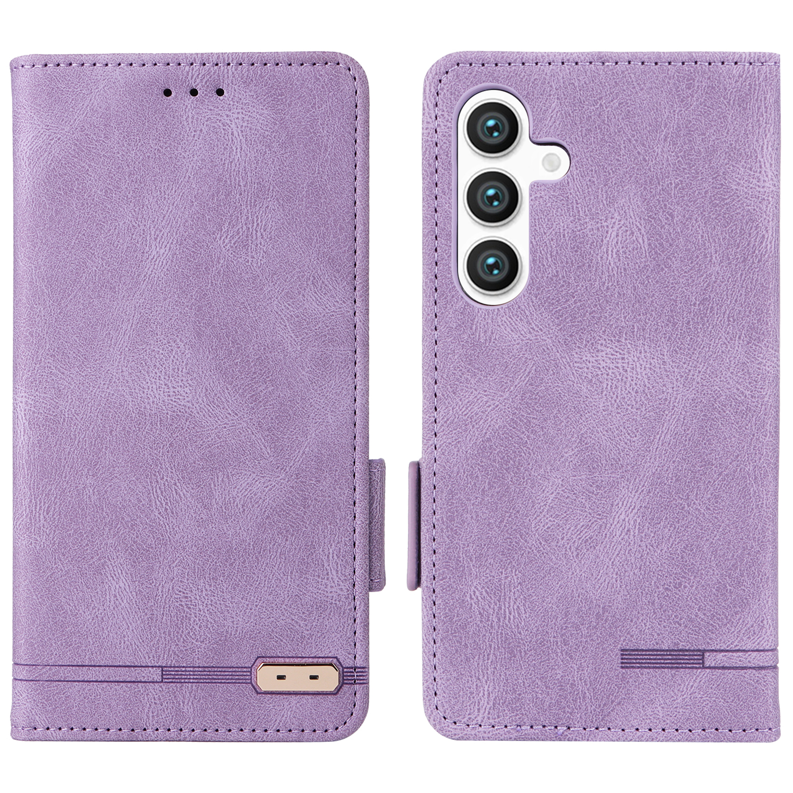 Für Samsung Galaxy S24+ Case Wallet Hardware Decor Leder -smartphone -abdeckung - Lila, Galaxy S24+
Für Samsung Galaxy S24+ Case Wallet Hardware Decor Leder -smartphone -abdeckung - Lila, Galaxy S24+