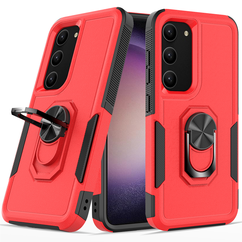 Für Samsung Galaxy S23+ Mobiltelefon -hülle Ring Kickstand Pc+ Tpu -schutzabdeckung - Rot, Galaxy S23+ 
Für Samsung Galaxy S23+ Mobiltelefon -hülle Ring Kickstand Pc+ Tpu -schutzabdeckung - Rot, Galaxy S23+