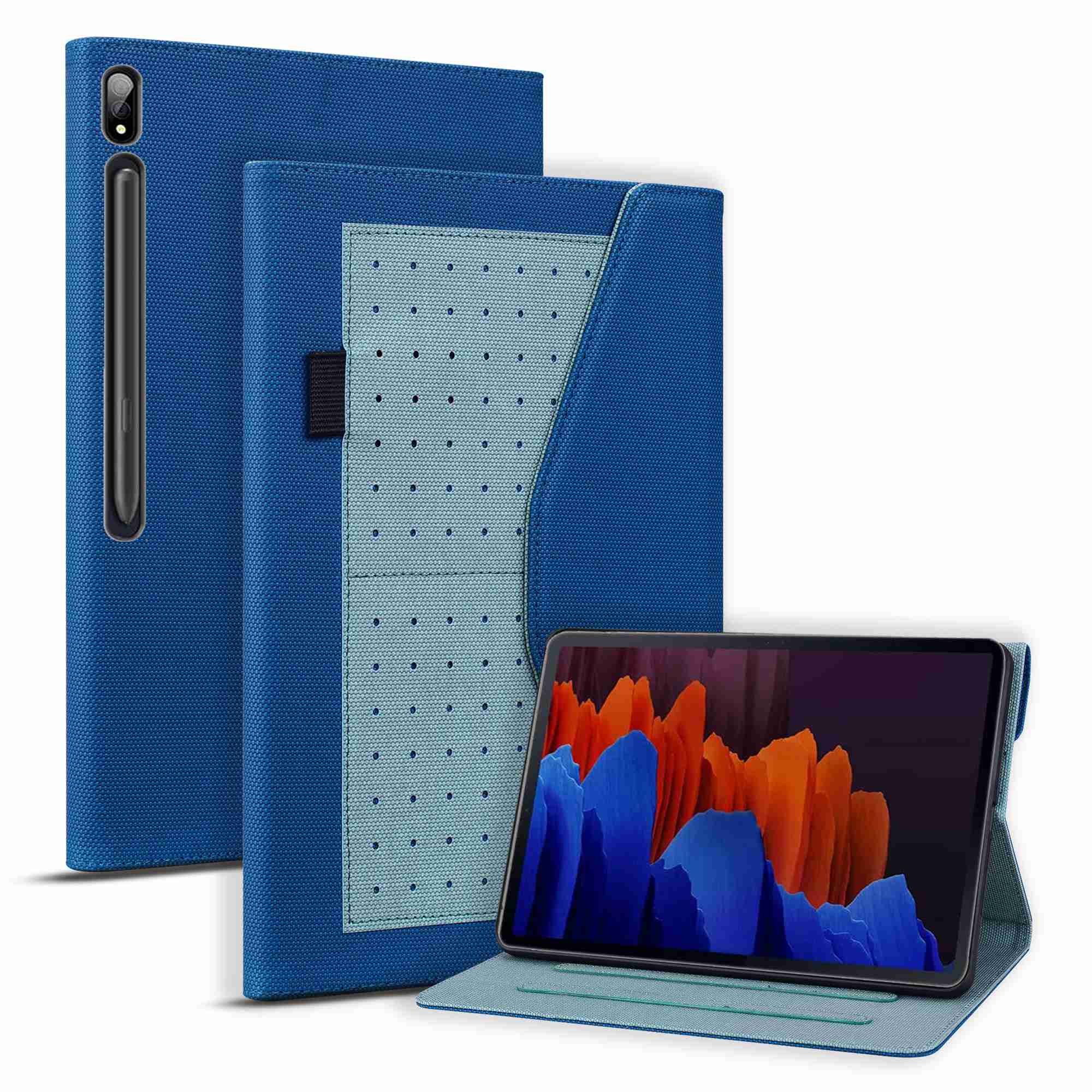 Для Samsung Galaxy Tab S7 Plus T970 T976B / Вкладка S7 fe / Tab S8+ Держатель Карт на Кожа / Обложка Делового Стиля Сна - Синий, Galaxy Tab S7 Plus
Для Samsung Galaxy Tab S7 Plus T970 T976B / Вкладка S7 fe / Tab S8+ Держатель Карт на Кожа / Обложка Делового Стиля Сна - Синий, Galaxy Tab S7 Plus