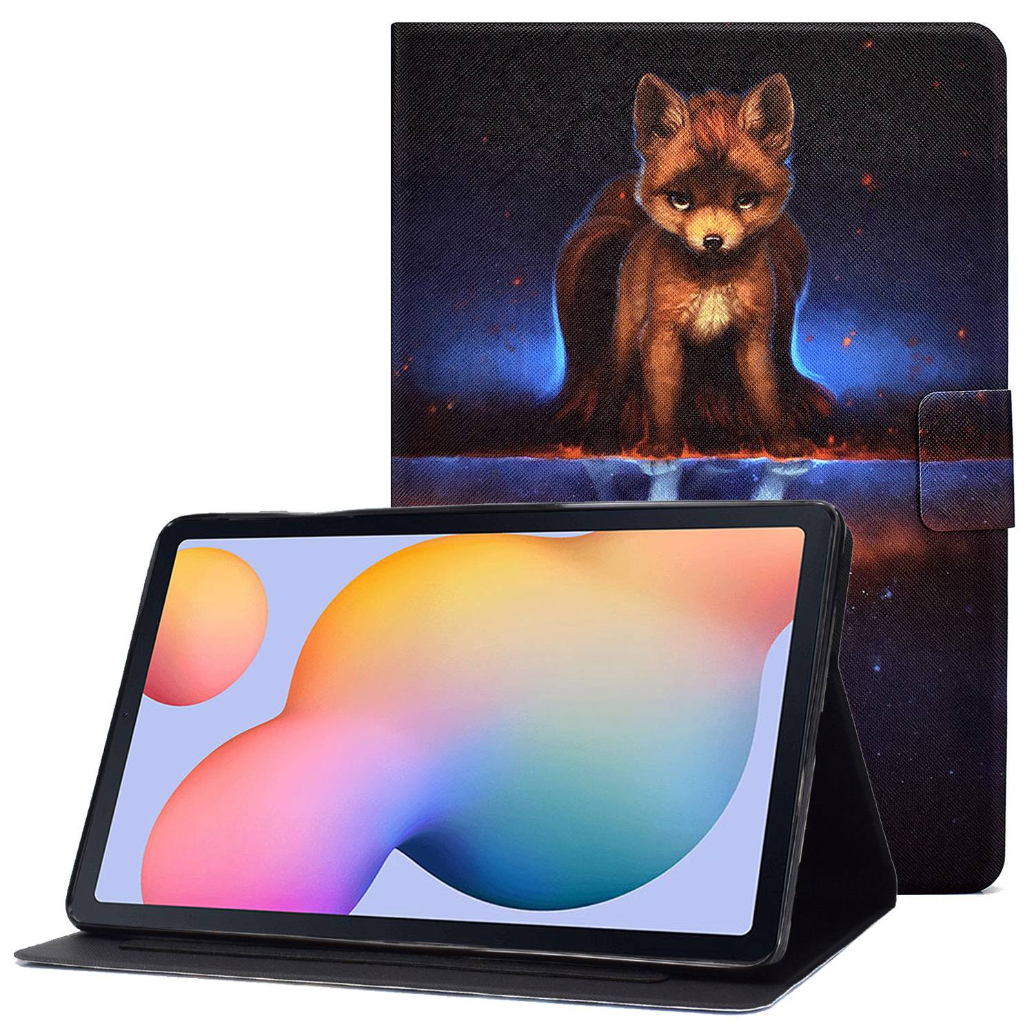 For Samsung Galaxy Tab A7 10.4 (2020) T500 / T505 PU Leather Pattern Printing Folio Case Foldable Stand Card Slots Anti-Scratch Cover - Fox / Water, Galaxy Tab A7 10.4 (2020)
For Samsung Galaxy Tab A7 10.4 (2020) T500 / T505 PU Leather Pattern Printing Folio Case Foldable Stand Card Slots Anti-Scratch Cover - Fox / Water, Galaxy Tab A7 10.4 (2020)