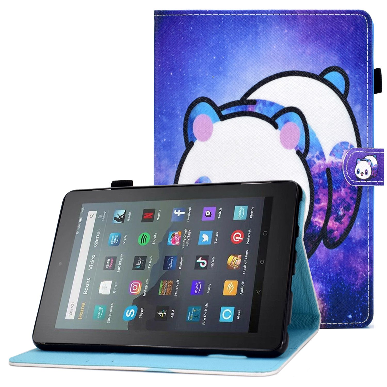 Einstellbarer Stand Tablet Hülle Für Amazon Fire 7 (2022), Stichmuster Druck PU Lederkartenhalter Schutzabdeckung - Panda, Amazon Fire 7 (2022)
Einstellbarer Stand Tablet Hülle Für Amazon Fire 7 (2022), Stichmuster Druck PU Lederkartenhalter Schutzabdeckung - Panda, Amazon Fire 7 (2022)