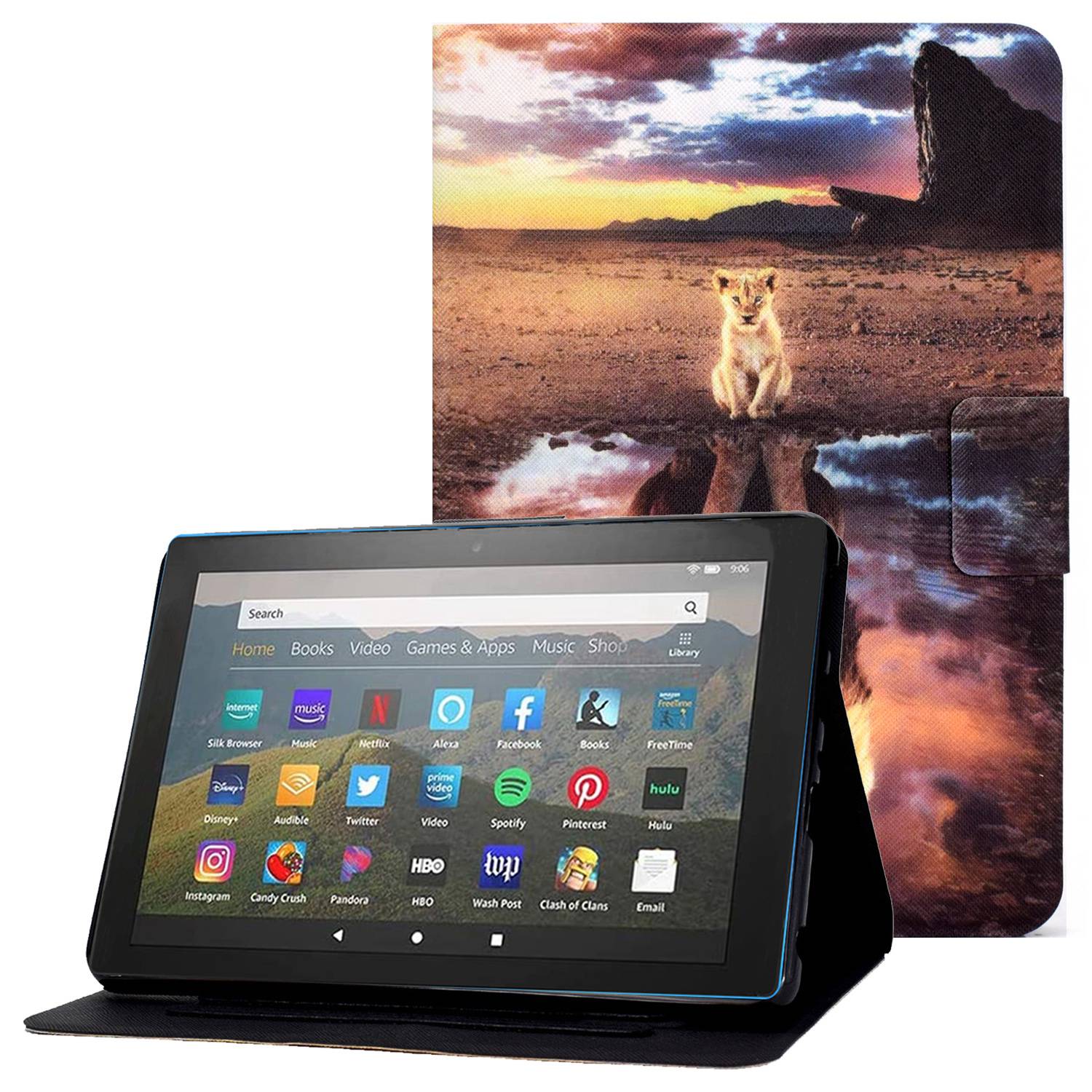 Für Amazon Fire 7 (2022) PU -ledermuster -drucktabletten -hülle Vollschutz Mit Kartenhalterständer - Löwe / Leopard, Amazon Fire 7 (2022)
Für Amazon Fire 7 (2022) PU -ledermuster -drucktabletten -hülle Vollschutz Mit Kartenhalterständer - Löwe / Leopard, Amazon Fire 7 (2022)