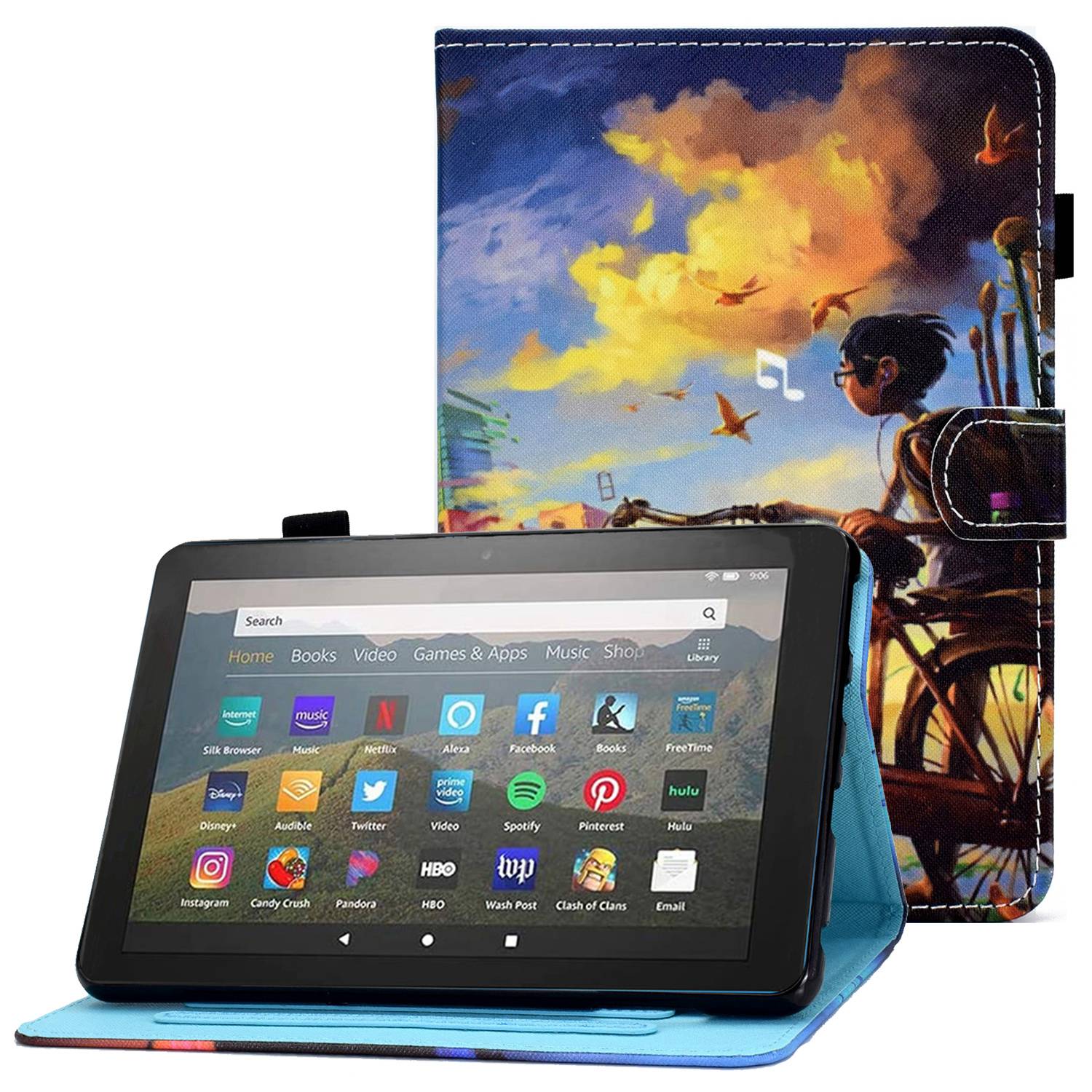 Stichmuster-drucktablet-hülle Für Amazon Fire 7 (2022), Drop-protective-schutzabdeckungsständer Mit Kartensteckplätzen - Radsportjunge, Amazon Fire 7 (2022)
Stichmuster-drucktablet-hülle Für Amazon Fire 7 (2022), Drop-protective-schutzabdeckungsständer Mit Kartensteckplätzen - Radsportjunge, Amazon Fire 7 (2022)