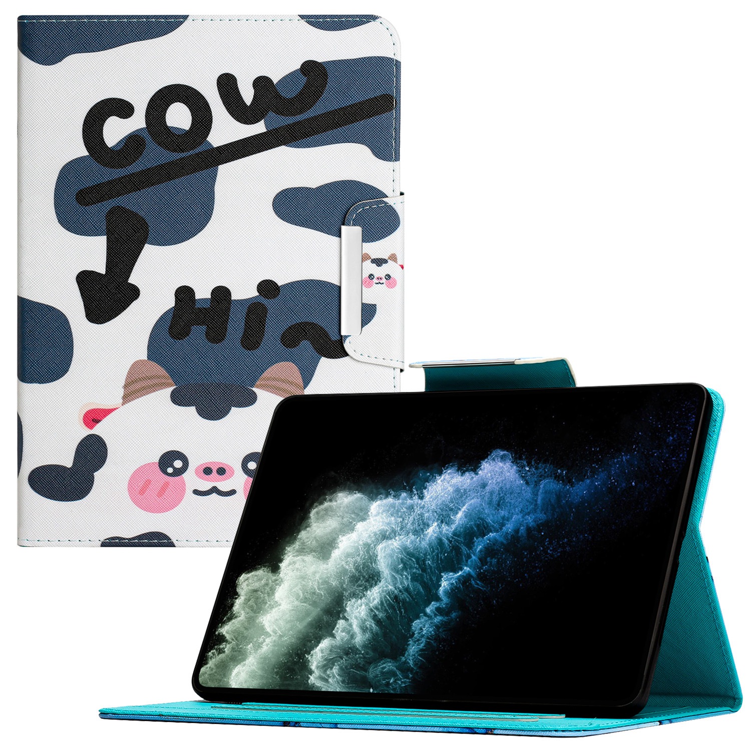 Musterdruck PU Leder Hülle Für Lenovo Pad Pro 2022 Cross Textur Anti-rutsch-tablet-hülle Stehlblatt Folio Cover Mit Kartenhalter - Kuh, Lenovo Pad Pro 2022
Musterdruck PU Leder Hülle Für Lenovo Pad Pro 2022 Cross Textur Anti-rutsch-tablet-hülle Stehlblatt Folio Cover Mit Kartenhalter - Kuh, Lenovo Pad Pro 2022