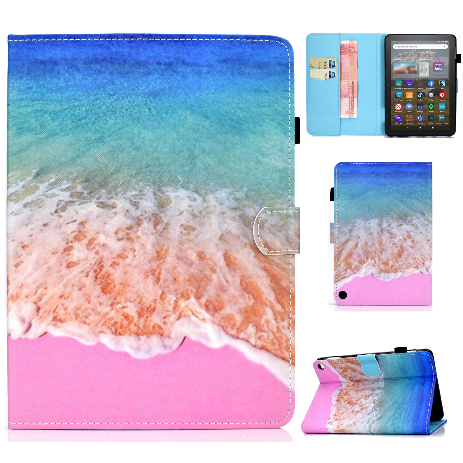 Für Amazon Fire HD 8 (2022) PU Lederständer Schutz Tablettenabdeckungsmuster Druck Folio Schocksicherer Brieftasche Mit Bleistifthalter - Ozean, Amazon Fire HD 8 (2022)
Für Amazon Fire HD 8 (2022) PU Lederständer Schutz Tablettenabdeckungsmuster Druck Folio Schocksicherer Brieftasche Mit Bleistifthalter - Ozean, Amazon Fire HD 8 (2022)