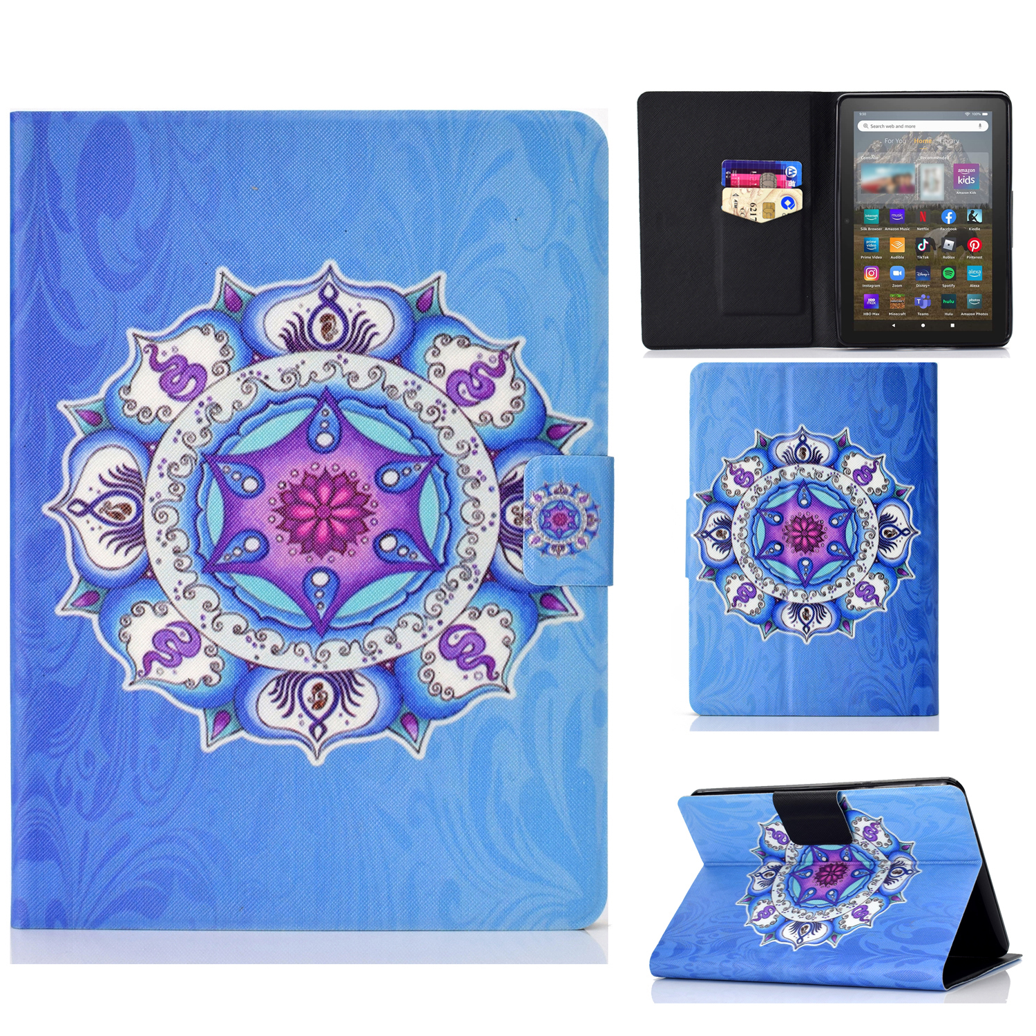 Für Amazon Kindle 11. Gen (2022) Musterdrucksprudel Flip Tablet Hülle PU Lederkartenhalter Ständer Magnetabdeckung - Mandala, Amazon Kindle 11th Gen (2022)
Für Amazon Kindle 11. Gen (2022) Musterdrucksprudel Flip Tablet Hülle PU Lederkartenhalter Ständer Magnetabdeckung - Mandala, Amazon Kindle 11th Gen (2022)