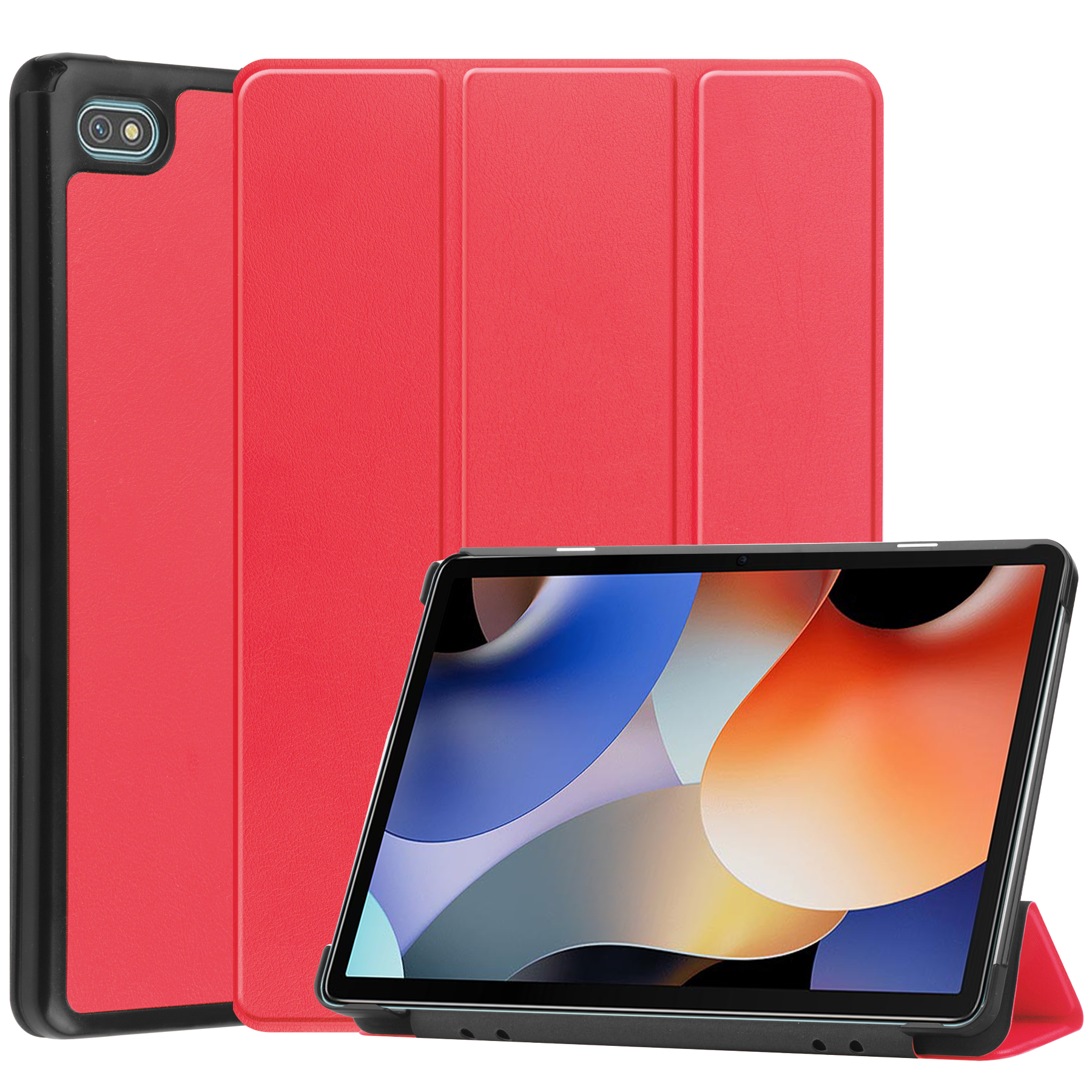 Für Blackview Oscal Pad 10 Tri-fold PU Leder Tablet Hülle Auto Wake / Schlaf Anti-kratzer-tablettenabdeckung - Rot, Blackview Oscal Pad 10
Für Blackview Oscal Pad 10 Tri-fold PU Leder Tablet Hülle Auto Wake / Schlaf Anti-kratzer-tablettenabdeckung - Rot, Blackview Oscal Pad 10