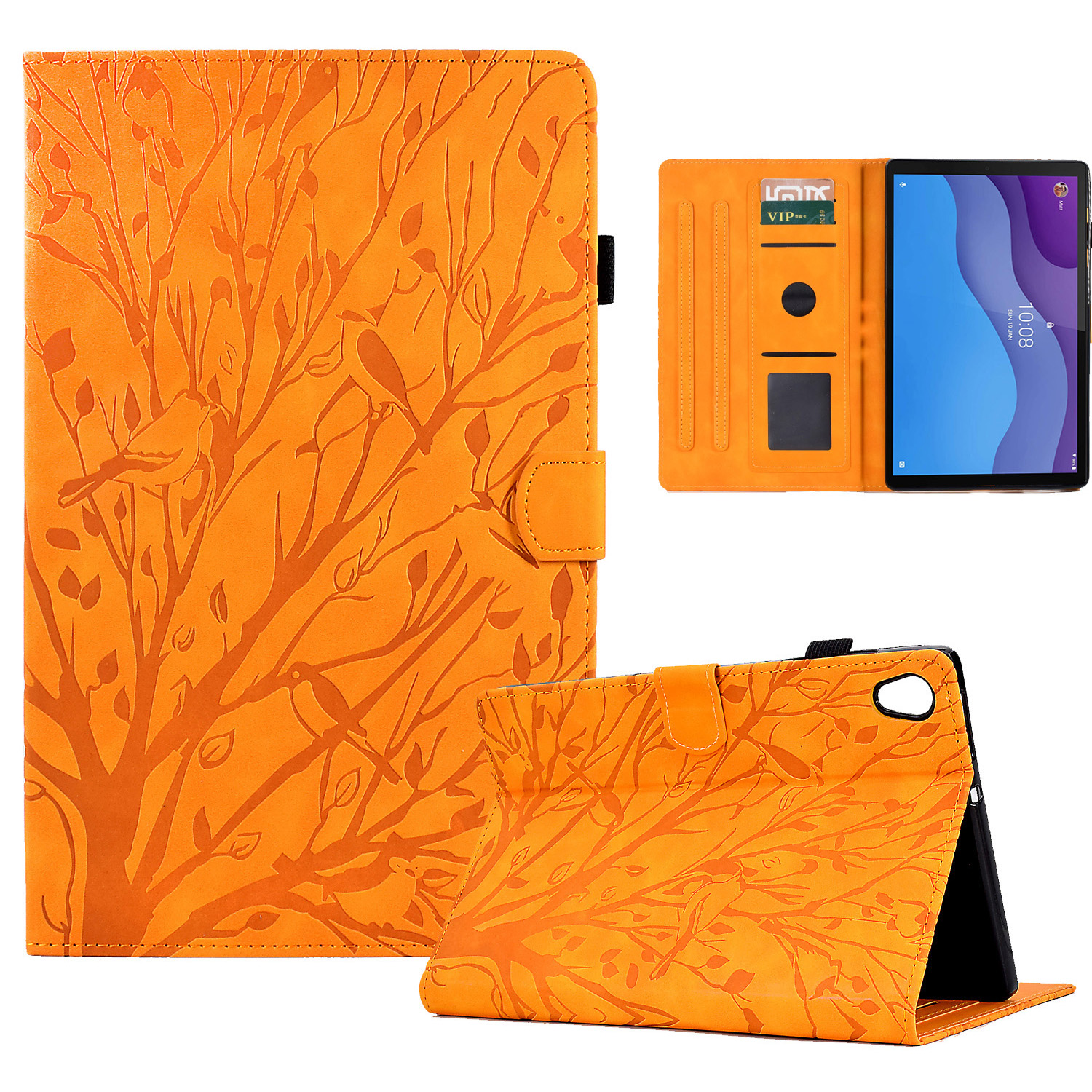 Für Lenovo Tab M10 HD Gen 2 X306X PU Lederständer Tablet Hülle Tree Immed Smart Cover Mit Kartensteckplatz - Khaki, Lenovo Tab M10 HD Gen 2
Für Lenovo Tab M10 HD Gen 2 X306X PU Lederständer Tablet Hülle Tree Immed Smart Cover Mit Kartensteckplatz - Khaki, Lenovo Tab M10 HD Gen 2