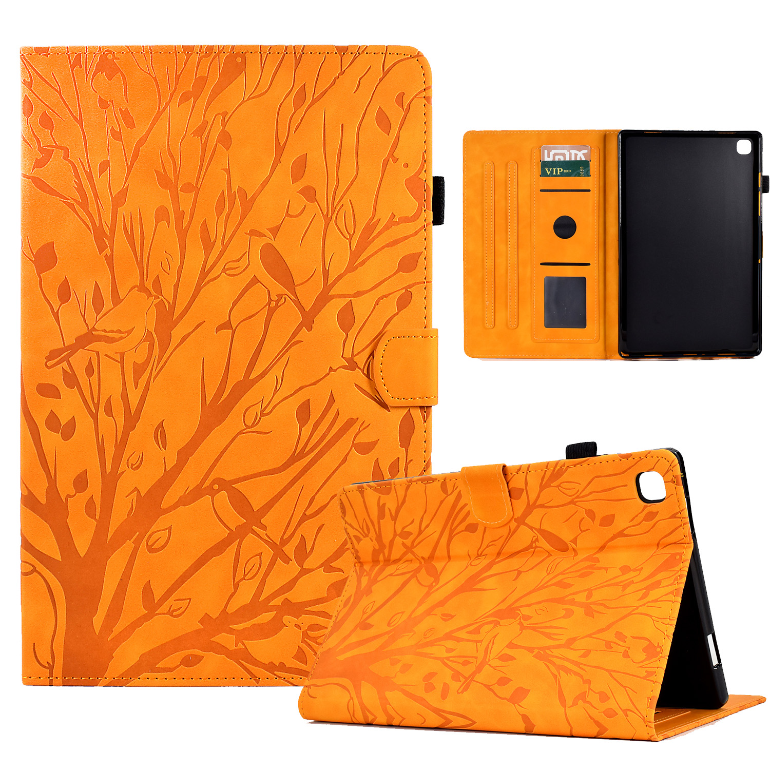 Für Samsung Galaxy Registerkarte A 10.1 (2019) T510 T515 Tablet Cover PU Leather Stand Card Halter Eingeprägter Baumhülle - Khaki, Galaxy Tab A 10.1 (2019)
Für Samsung Galaxy Registerkarte A 10.1 (2019) T510 T515 Tablet Cover PU Leather Stand Card Halter Eingeprägter Baumhülle - Khaki, Galaxy Tab A 10.1 (2019)