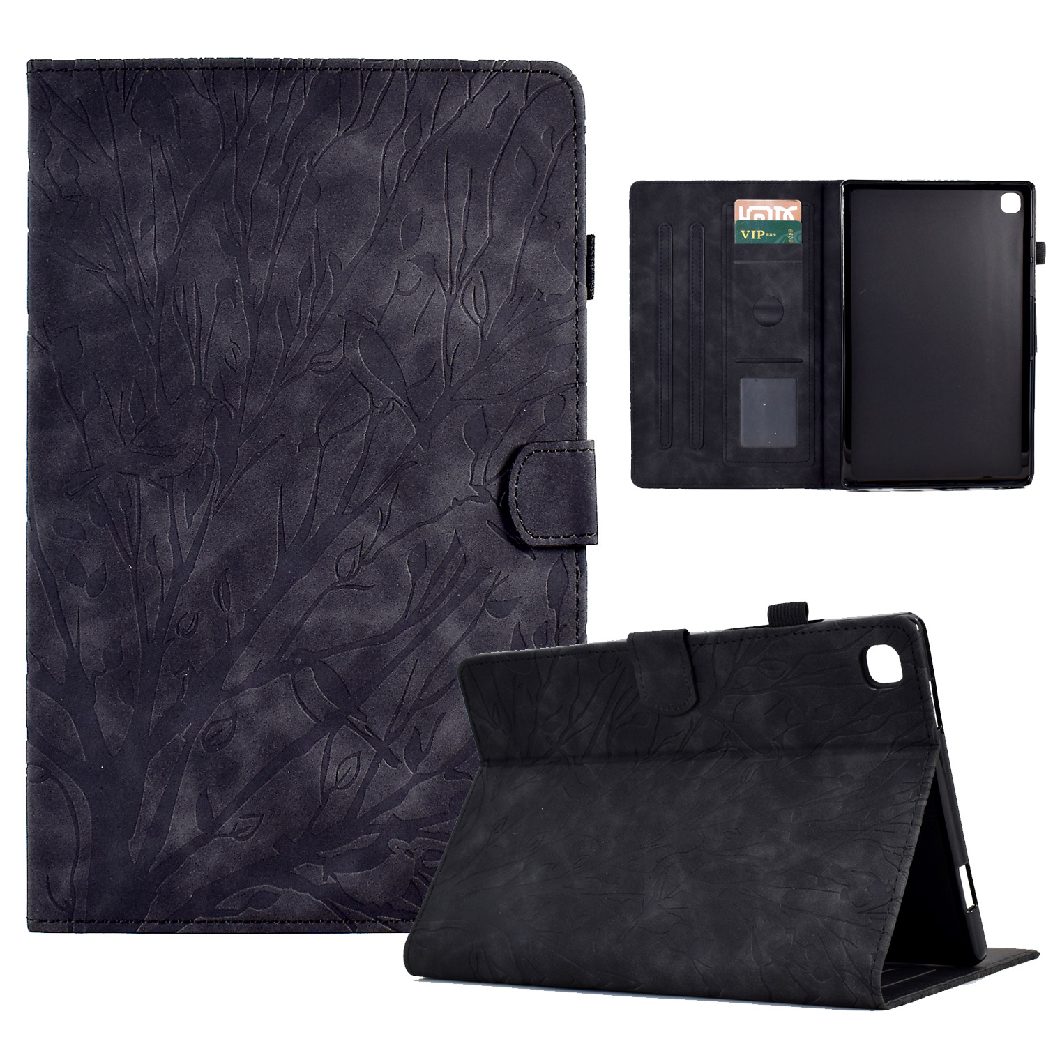 Für Samsung Galaxy Registerkarte A 10.1 (2019) T510 T515 Tablet Cover PU Leather Stand Card Halter Eingeprägter Baumhülle - Schwarz, Galaxy Tab A 10.1 (2019)
Für Samsung Galaxy Registerkarte A 10.1 (2019) T510 T515 Tablet Cover PU Leather Stand Card Halter Eingeprägter Baumhülle - Schwarz, Galaxy Tab A 10.1 (2019)