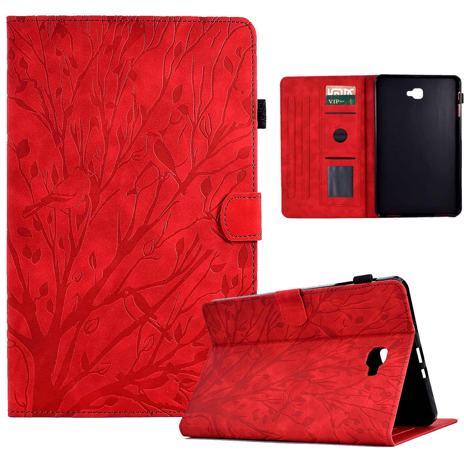 Für Samsung Galaxy Tab A 10.1 (2016) T580 T585 PU Leder Tablet Hülle Gedruckte Baumkartenhalterabdeckung - Rot, Galaxy Tab A 10.1 (2016)
Für Samsung Galaxy Tab A 10.1 (2016) T580 T585 PU Leder Tablet Hülle Gedruckte Baumkartenhalterabdeckung - Rot, Galaxy Tab A 10.1 (2016)