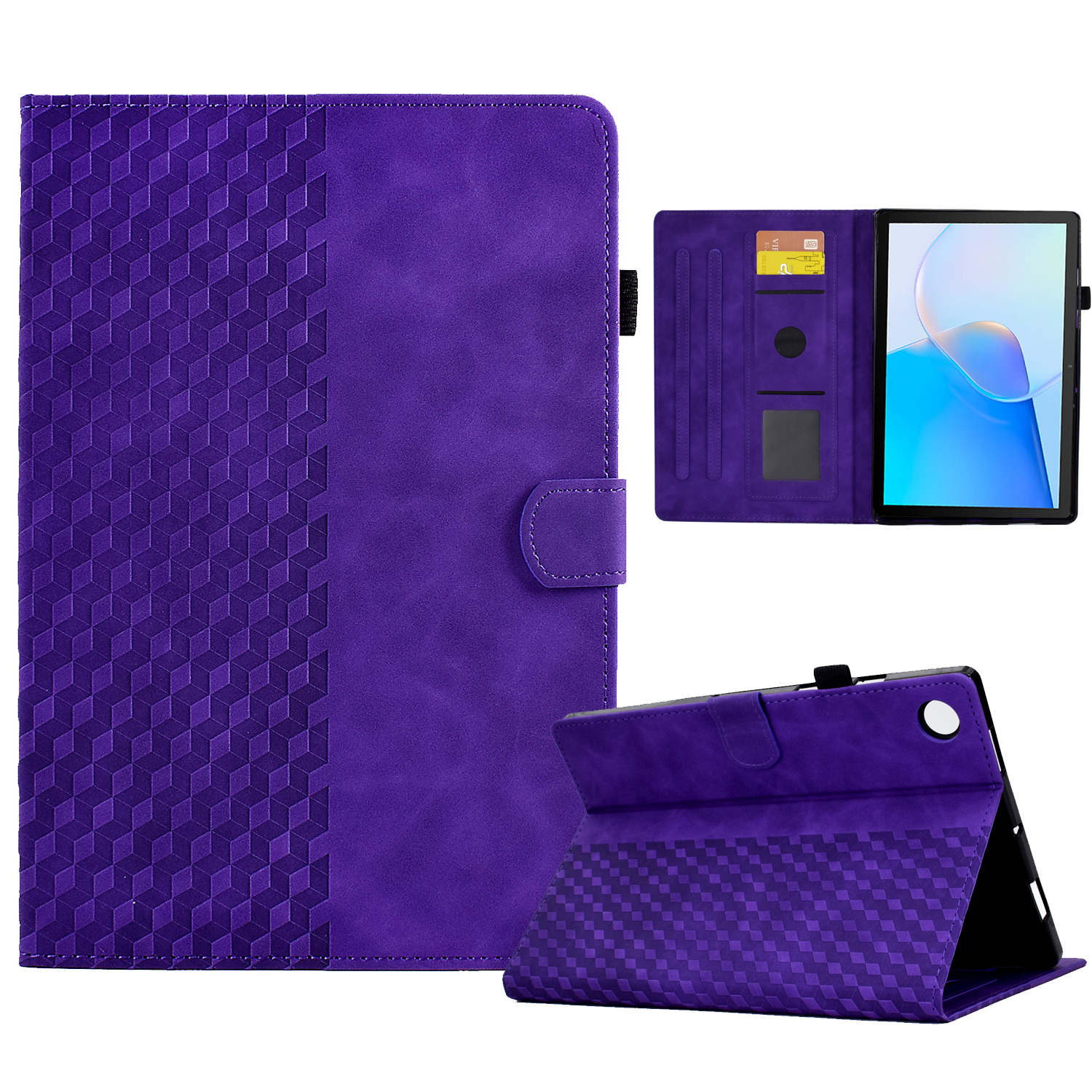 Für Huawei Matepad SE 10.4-zoll A5 PU Leder Smart Tablet Häuschenmuster Geprägter Standabdeckung Mit Kartensteckplätzen - Lila, Huawei MatePad SE 10.4-inch
Für Huawei Matepad SE 10.4-zoll A5 PU Leder Smart Tablet Häuschenmuster Geprägter Standabdeckung Mit Kartensteckplätzen - Lila, Huawei MatePad SE 10.4-inch