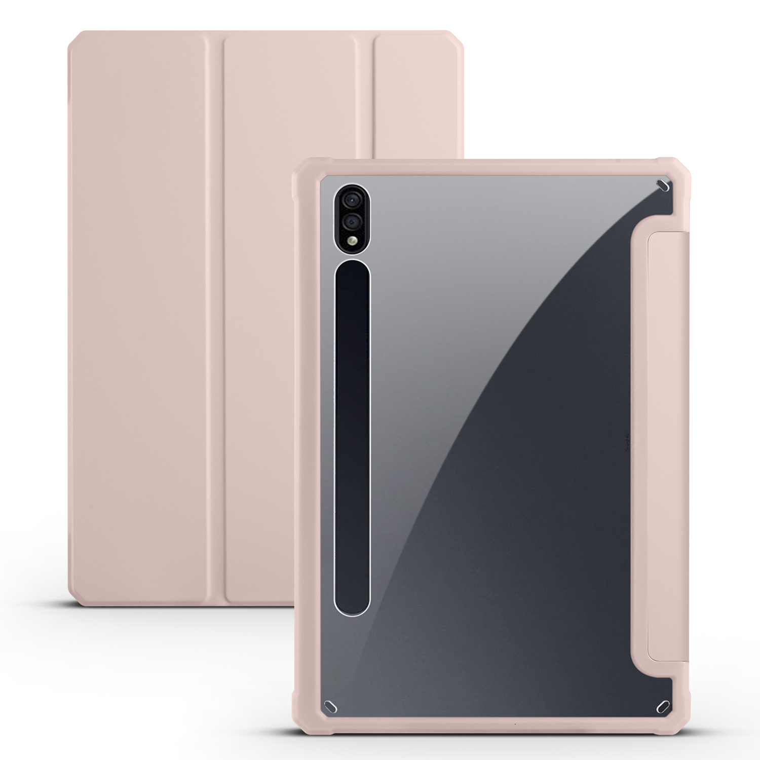Für Samsung Galaxy Tab S8 Ultra Trifold Stand Tablet Case PU Leder + TPU + Acryl Intelligent - Rosa, Galaxy Tab S8 Ultra
Für Samsung Galaxy Tab S8 Ultra Trifold Stand Tablet Case PU Leder + TPU + Acryl Intelligent - Rosa, Galaxy Tab S8 Ultra