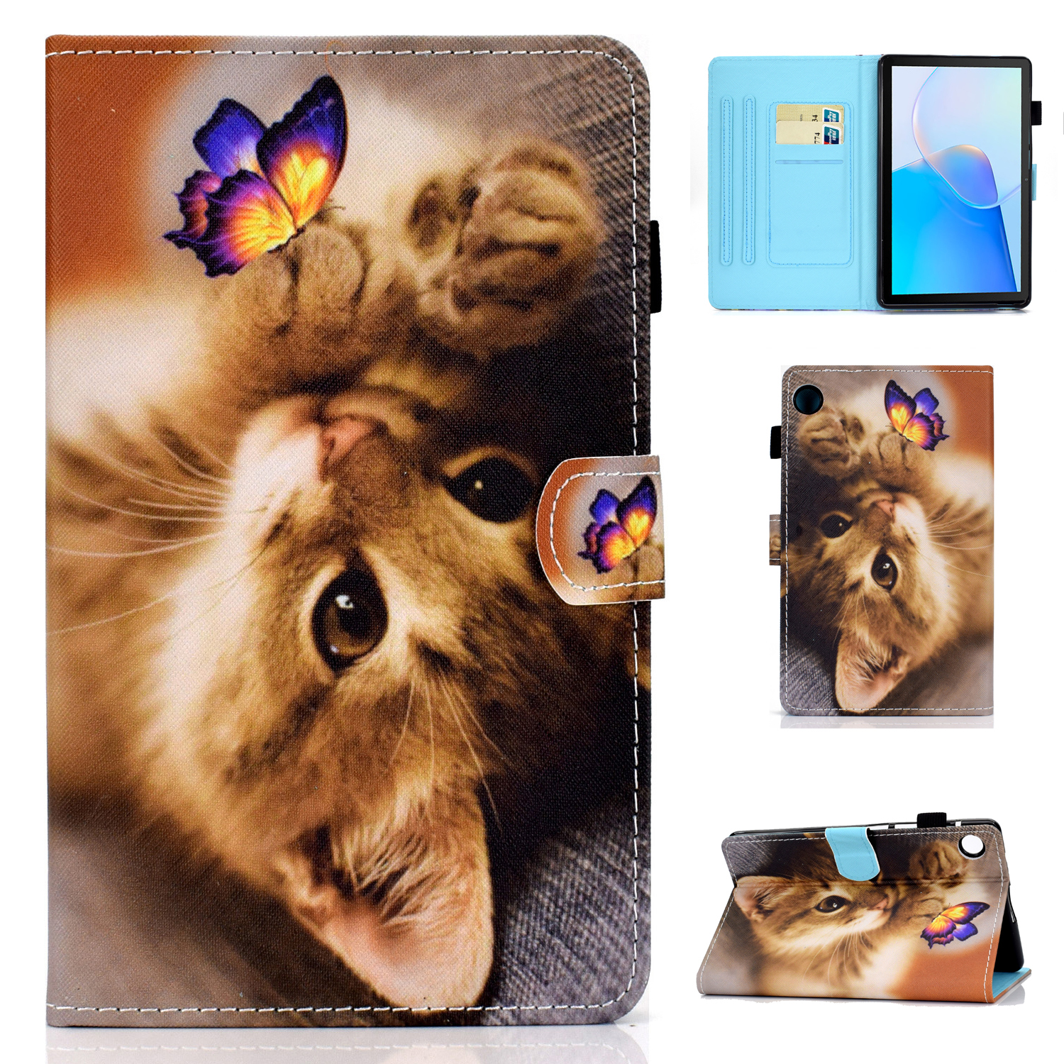 Für Huawei Matepad SE 10.4-zoll 2022 Stich-leder-tablet-fallmuster-druckabdeckung Mit Kartensteckplätzen - Schmetterling Und Katze, Huawei MatePad SE 10.4-inch
Für Huawei Matepad SE 10.4-zoll 2022 Stich-leder-tablet-fallmuster-druckabdeckung Mit Kartensteckplätzen - Schmetterling Und Katze, Huawei MatePad SE 10.4-inch
