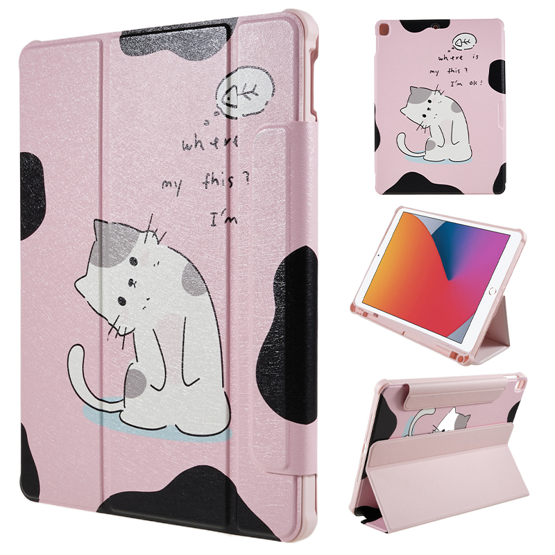 Für Ipad 10.2 (2021) /(2019) / 10.2 (2020) / Ipad Pro 10,5-zoll (2017) Abnehmbarer Tablet-leder-ledermuster-druckständer Cover - Pinke Katze, iPad 10.2 (2021)
Für Ipad 10.2 (2021) /(2019) / 10.2 (2020) / Ipad Pro 10,5-zoll (2017) Abnehmbarer Tablet-leder-ledermuster-druckständer Cover - Pinke Katze, iPad 10.2 (2021)