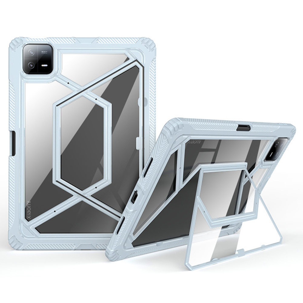 Für Xiaomi Pad 6 / Pad 6 Pro Magnetic Kickstand Tablet Case TPU+PC Clear Rückenabdeckung - Baby Blau, Xiaomi Pad 6
Für Xiaomi Pad 6 / Pad 6 Pro Magnetic Kickstand Tablet Case TPU+PC Clear Rückenabdeckung - Baby Blau, Xiaomi Pad 6