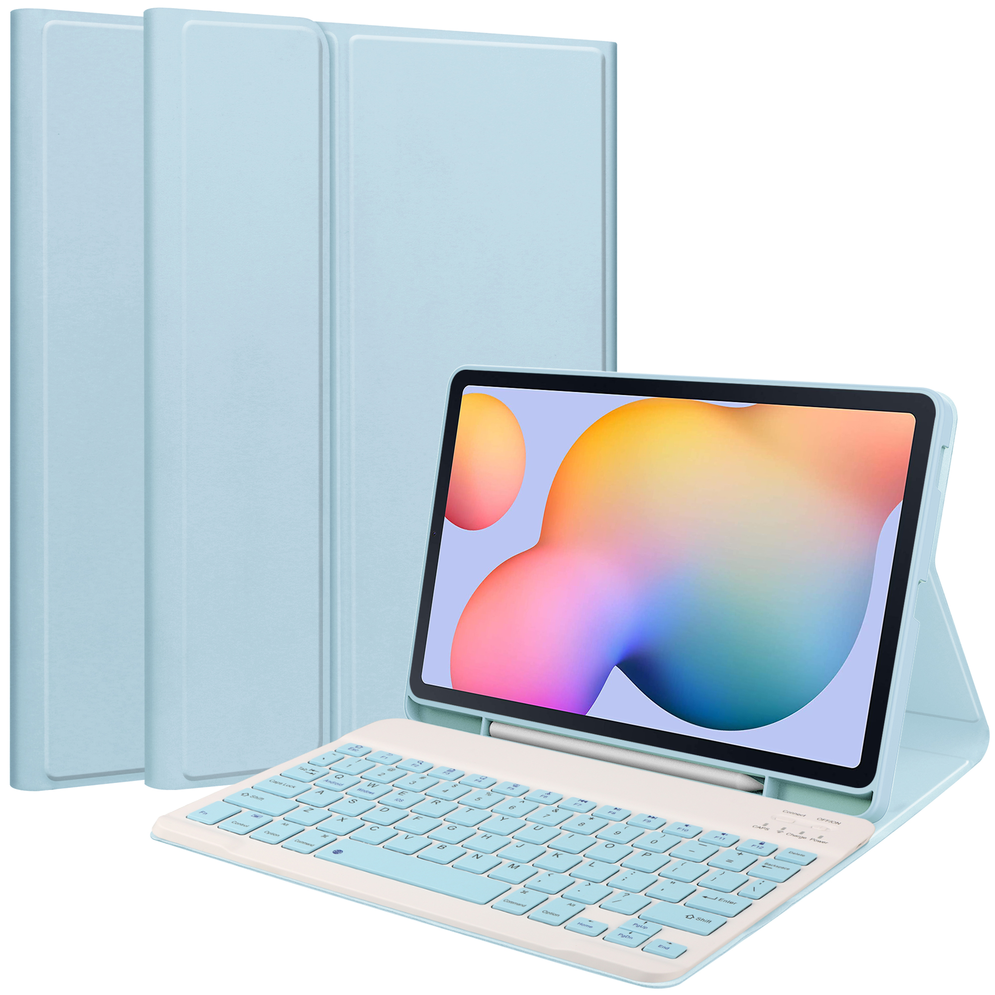 Für Samsung Galaxy Tab S6 Lite / S6 Lite (2022) Lederhülle Mit Abnehmbarer Tastaturständerabdeckung - Himmelblau, Galaxy Tab S6 Lite
Für Samsung Galaxy Tab S6 Lite / S6 Lite (2022) Lederhülle Mit Abnehmbarer Tastaturständerabdeckung - Himmelblau, Galaxy Tab S6 Lite