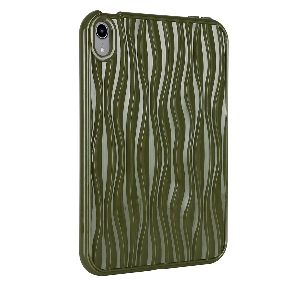 Wave Texture Tablet Schutzhülle Für Ipad Mini (2021), Flexibler TPU -tablet -rückzugabdeckung - Dunkelgrün, iPad mini (2021)
Wave Texture Tablet Schutzhülle Für Ipad Mini (2021), Flexibler TPU -tablet -rückzugabdeckung - Dunkelgrün, iPad mini (2021)