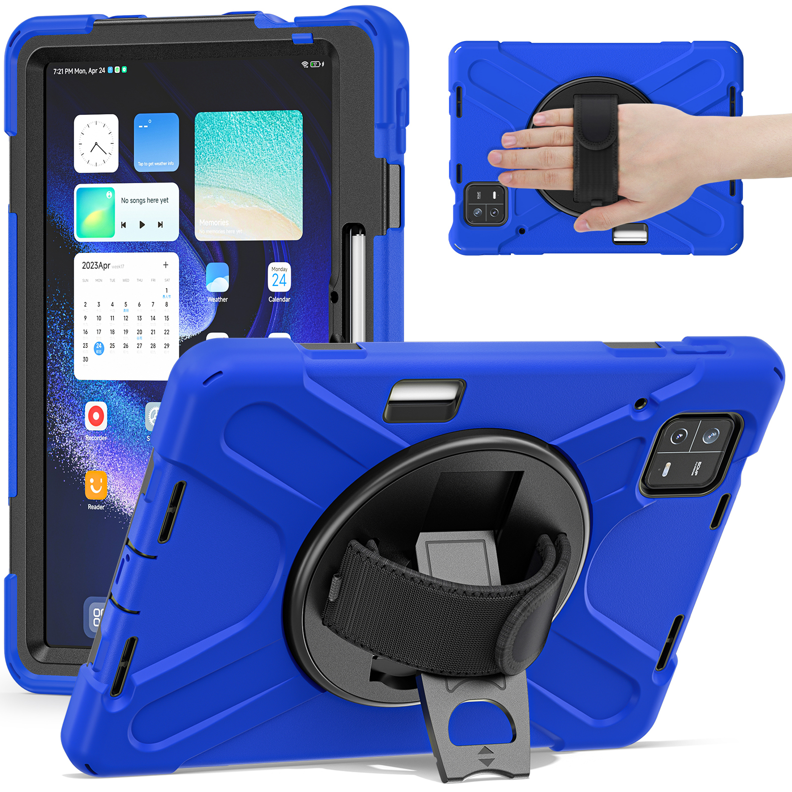 Für Xiaomi Pad 6 / Pad 6 Pro Pc+silicon Tablet Hülle Rotatable Schütze Schutzabdeckung Mit Handgurt - Blau, Xiaomi Pad 6
Für Xiaomi Pad 6 / Pad 6 Pro Pc+silicon Tablet Hülle Rotatable Schütze Schutzabdeckung Mit Handgurt - Blau, Xiaomi Pad 6