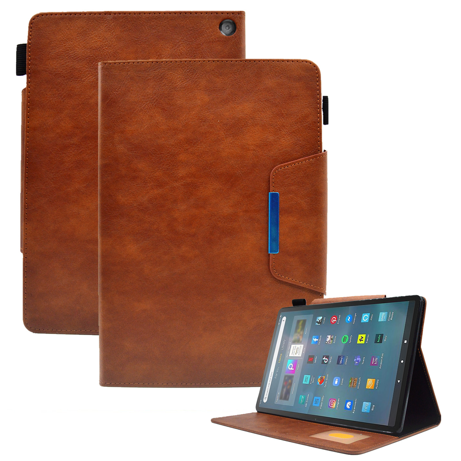 Tablet Hülle Für Amazon Fire Max 11, Kartenhalter Kuhlattenstruktur PU Lederständer Cover - Braun, Amazon Fire Max 11
Tablet Hülle Für Amazon Fire Max 11, Kartenhalter Kuhlattenstruktur PU Lederständer Cover - Braun, Amazon Fire Max 11