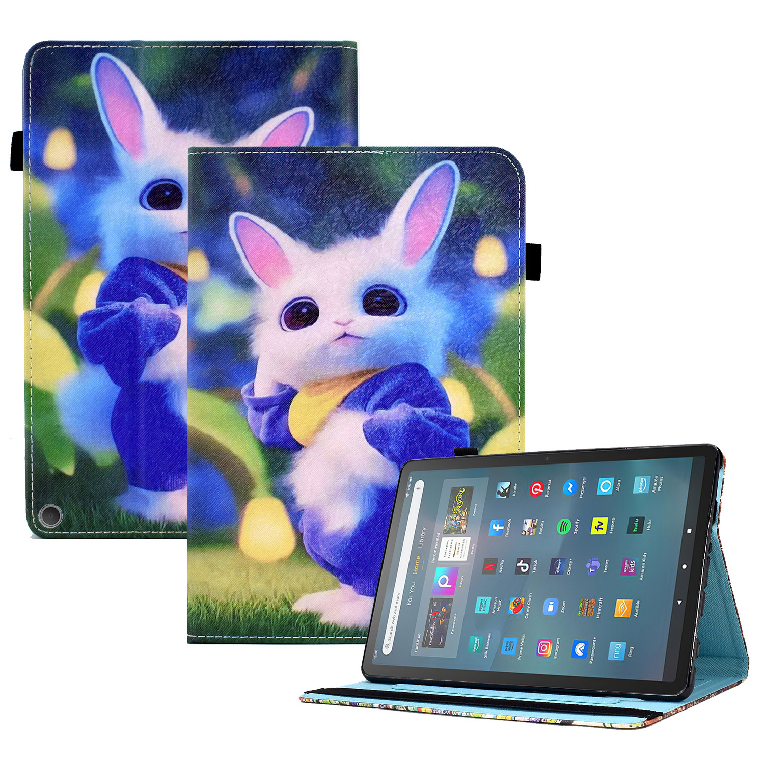 Für Amazon Fire Max 11 Tablet Hülle Elastizitätsbandmuster Druck PU Lederstand Cover Abdeckung - Süßer Hase, Amazon Fire Max 11
Für Amazon Fire Max 11 Tablet Hülle Elastizitätsbandmuster Druck PU Lederstand Cover Abdeckung - Süßer Hase, Amazon Fire Max 11