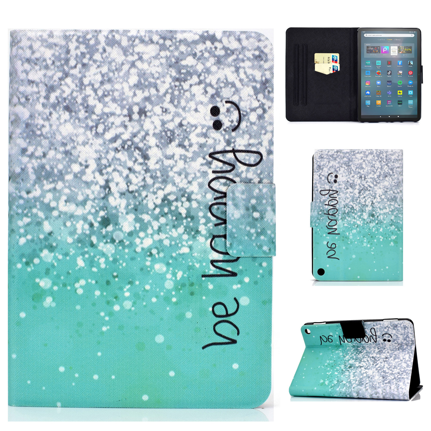 Für Amazon Fire Max 11 PU Leder -tablet -häuse -muster -druckkarte Slot Smart Cover - Sei Glücklich, Amazon Fire Max 11
Für Amazon Fire Max 11 PU Leder -tablet -häuse -muster -druckkarte Slot Smart Cover - Sei Glücklich, Amazon Fire Max 11