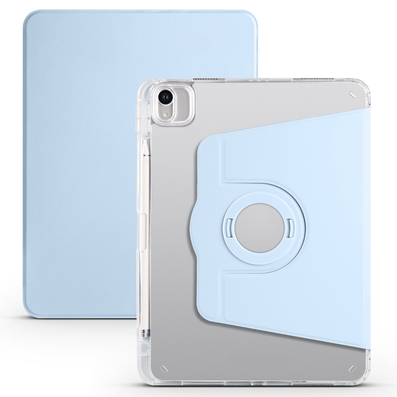 Für Ipad Pro 11 (2021) /(2020) /(2022) / Ipad Air (2020) /(2022) Rotationsständer Tablette Abdeckung PU Leder TPU Kristall Klar Zurück - Baby Blau, iPad Pro 11 (2021)
Für Ipad Pro 11 (2021) /(2020) /(2022) / Ipad Air (2020) /(2022) Rotationsständer Tablette Abdeckung PU Leder TPU Kristall Klar Zurück - Baby Blau, iPad Pro 11 (2021)