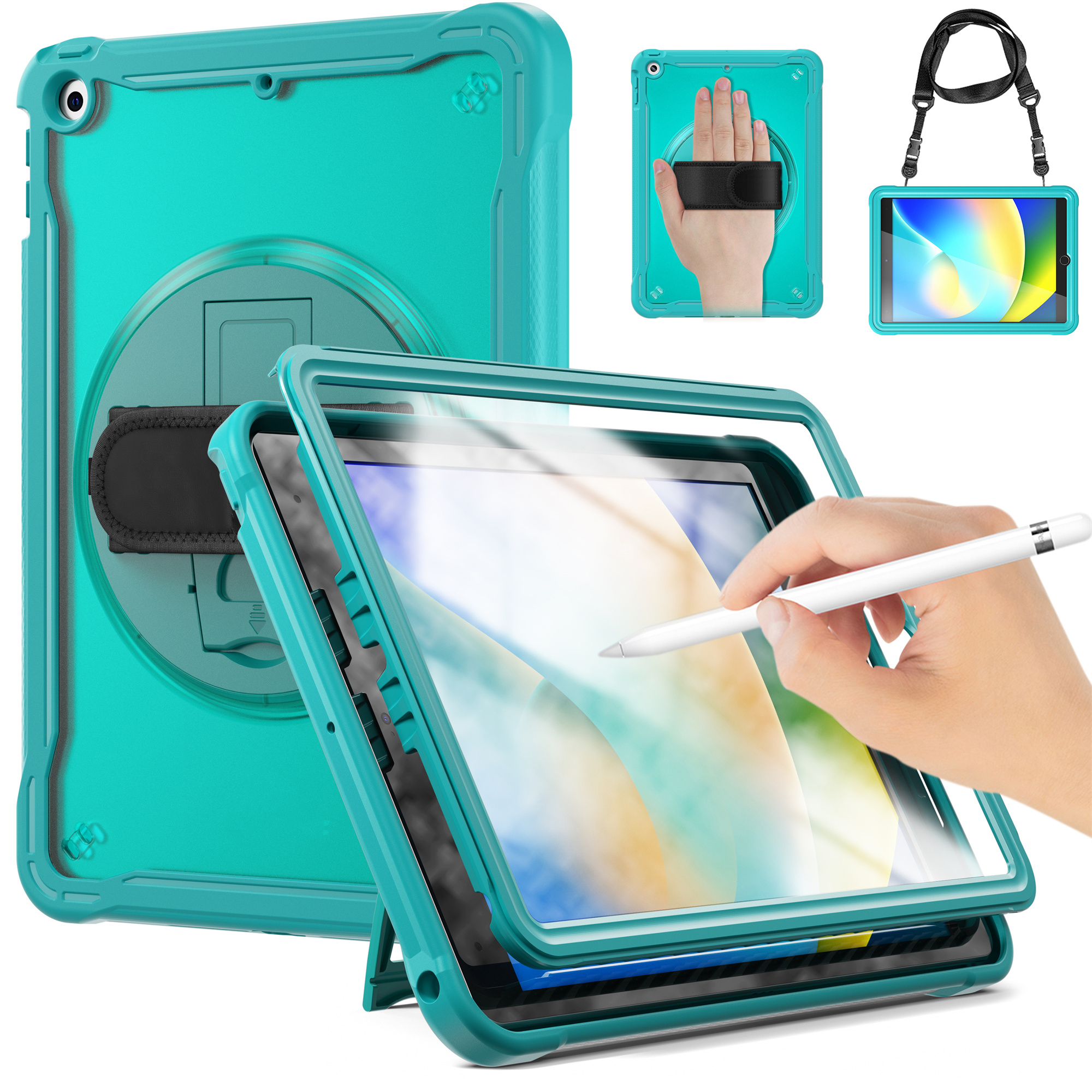 Für Das Ipad 10.2 (2021) /(2019) /(2020) Schockdosenhülle Rotierender Kickstand PC+TPU -handbandabdeckung Mit Schultergurt - Braun, iPad 10.2 (2021)
Für Das Ipad 10.2 (2021) /(2019) /(2020) Schockdosenhülle Rotierender Kickstand PC+TPU -handbandabdeckung Mit Schultergurt - Braun, iPad 10.2 (2021)