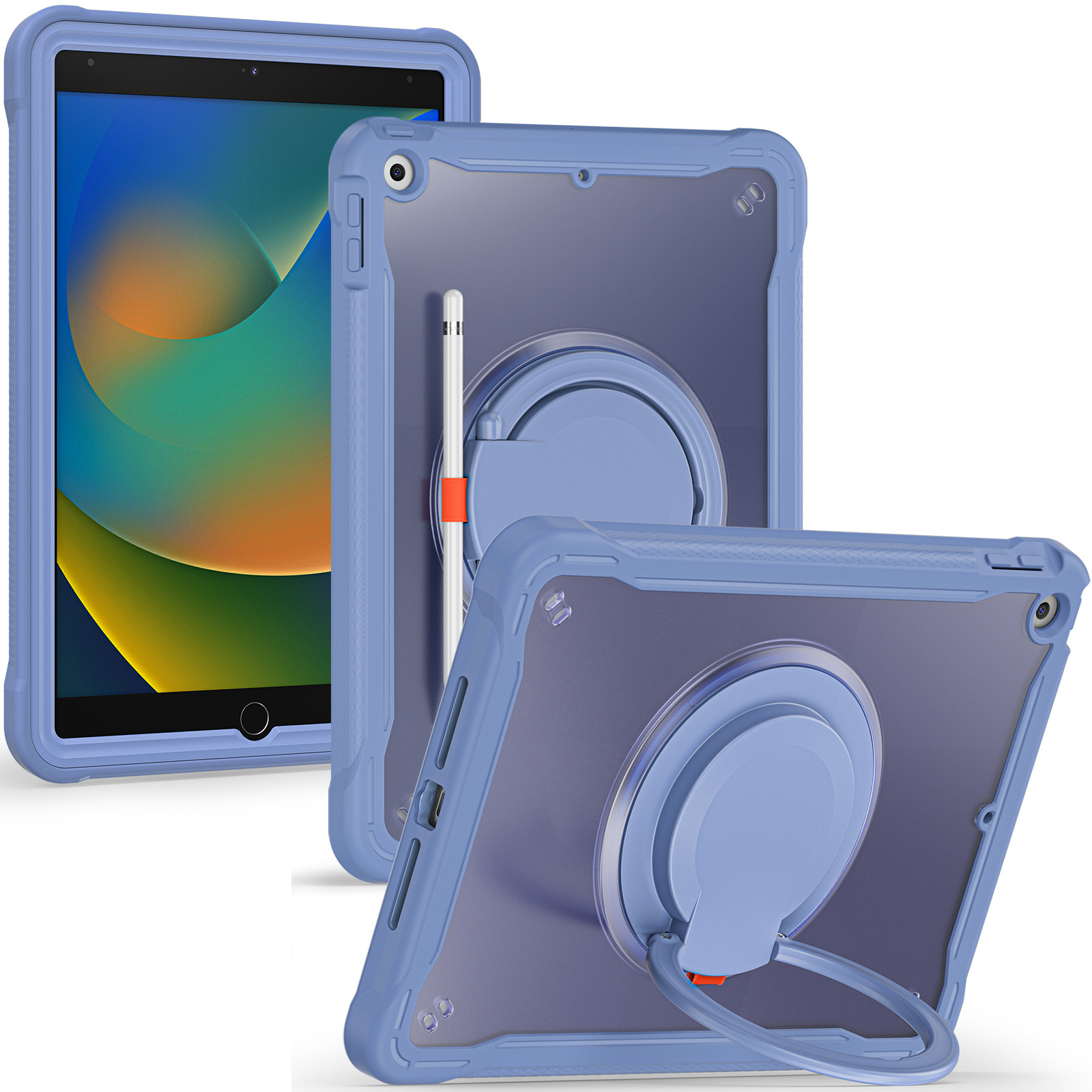 Für Ipad 10.2 (2019) /(2020) /(2021) PC+TPU -tablet -hülle Griff Rotierender Kickstand Cover - Baby Blau, iPad 10.2 (2021)
Für Ipad 10.2 (2019) /(2020) /(2021) PC+TPU -tablet -hülle Griff Rotierender Kickstand Cover - Baby Blau, iPad 10.2 (2021)