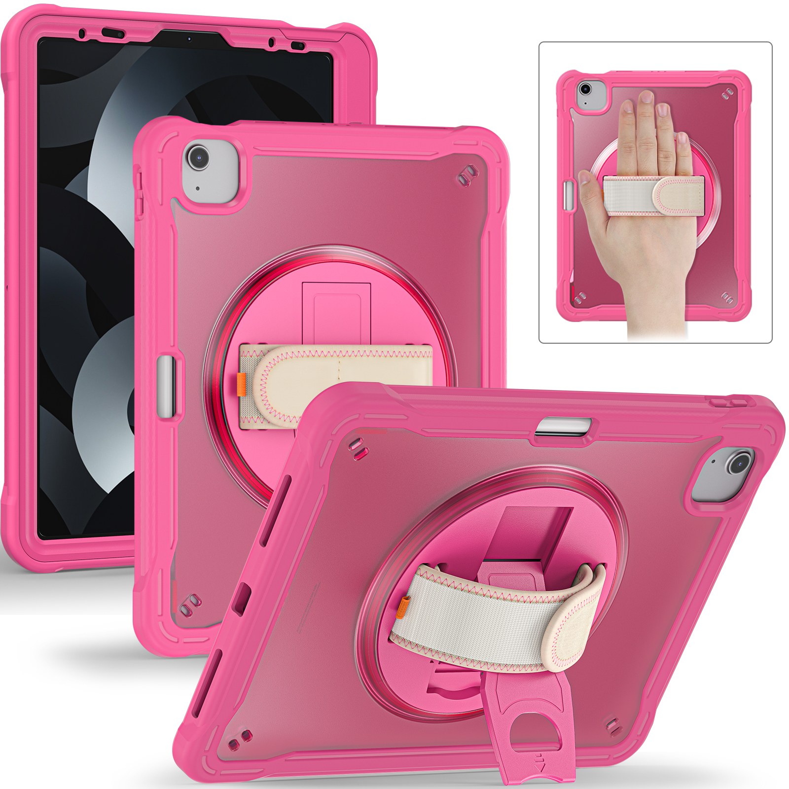 kickstand -cover für ipad air (2020) /(2022) / ipad pro 11 (2018) /(2020) /(2021) /(2022), pc+tpu -tablet -hülle mit handgurt - rose, iPad Pro 11-inch (2018)
kickstand -cover für ipad air (2020) /(2022) / ipad pro 11 (2018) /(2020) /(2021) /(2022), pc+tpu -tablet -hülle mit handgurt - rose, iPad Pro 11-inch (2018)