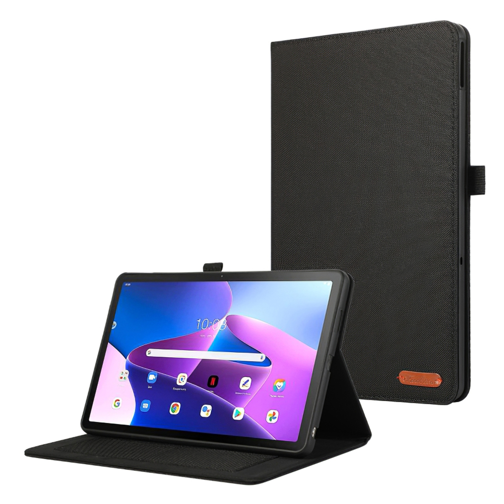 Für Lenovo Tab M10 PU Lederständer Deckentuchtextur Anti-kratzer-tablet-hülle Mit Kartenhalter - Schwarz, Lenovo Tab M10 5G
Für Lenovo Tab M10 PU Lederständer Deckentuchtextur Anti-kratzer-tablet-hülle Mit Kartenhalter - Schwarz, Lenovo Tab M10 5G