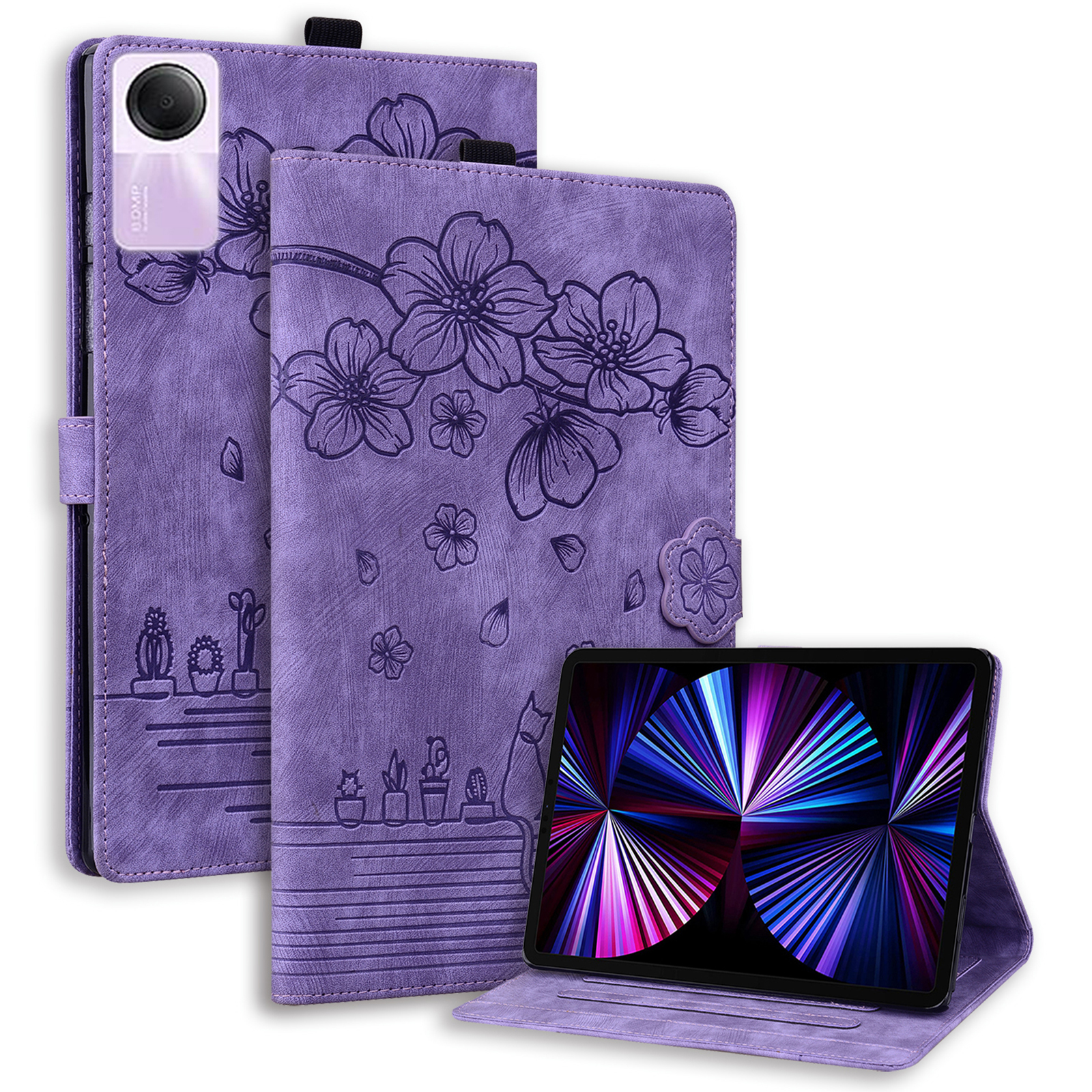 Für Xiaomi Redmi Pad SE Tablet Leder -kartonhalter Blumenkatze Abdruck Ständer Tablet Cover - Lila, Xiaomi Redmi Pad SE
Für Xiaomi Redmi Pad SE Tablet Leder -kartonhalter Blumenkatze Abdruck Ständer Tablet Cover - Lila, Xiaomi Redmi Pad SE